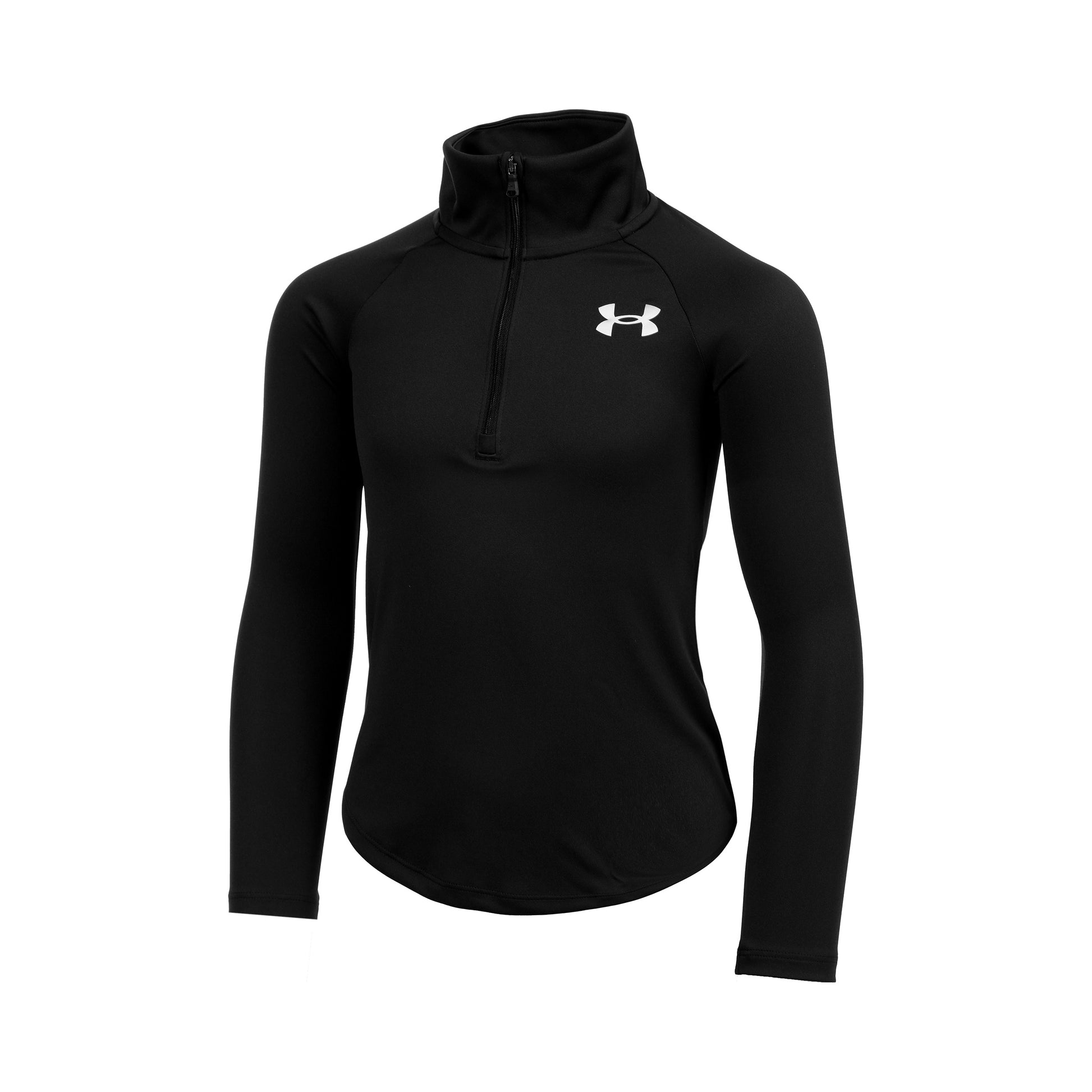 Under Armour Tech Graphic Half-Zip Camiseta de manga larga Chicas - negro,