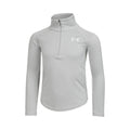 Tech Graphic Half-Zip Camiseta de manga larga Chicas - gris claro, plateado
