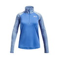 Tech Graphic Half-Zip Camiseta de manga larga Chicas - azul,