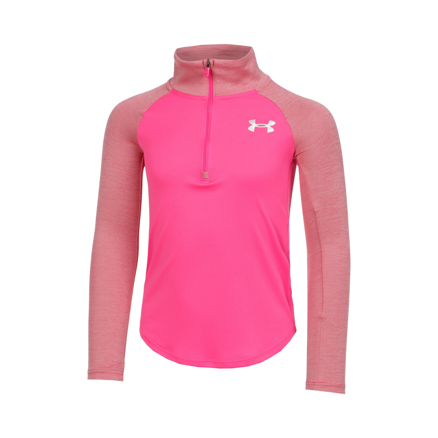 Under Armour Tech Graphic Half-Zip Camiseta de manga larga Chicas - rosa, rosa viejo