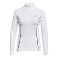 CW Half-Zip Camiseta de manga larga Mujeres - blanco,