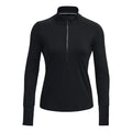 Qualifier Run Half-Zip Camiseta De Manga Larga Mujeres-Negro