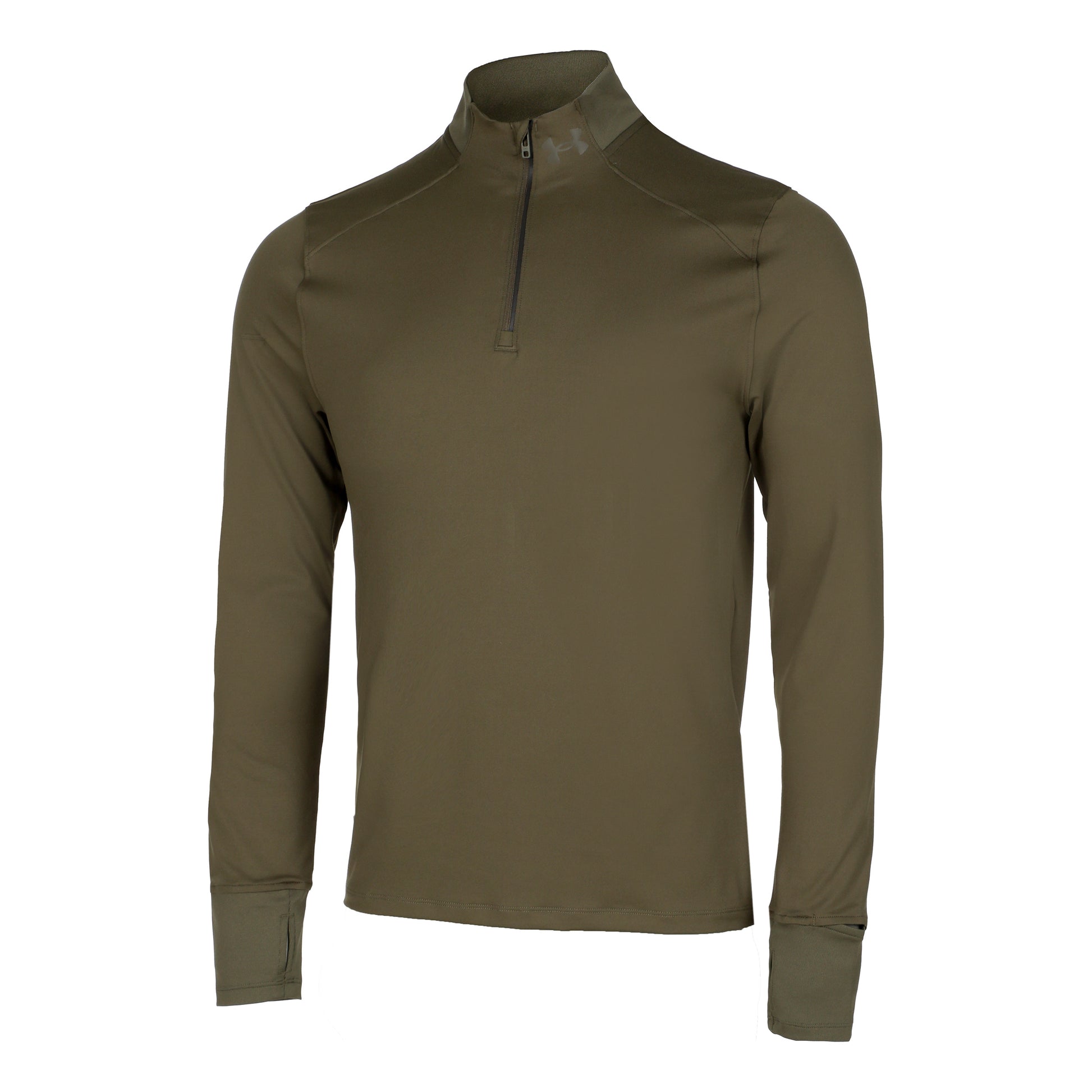 Under Armour Qualifier Run 1/4 Zip Camiseta de running Hombres - verde,
