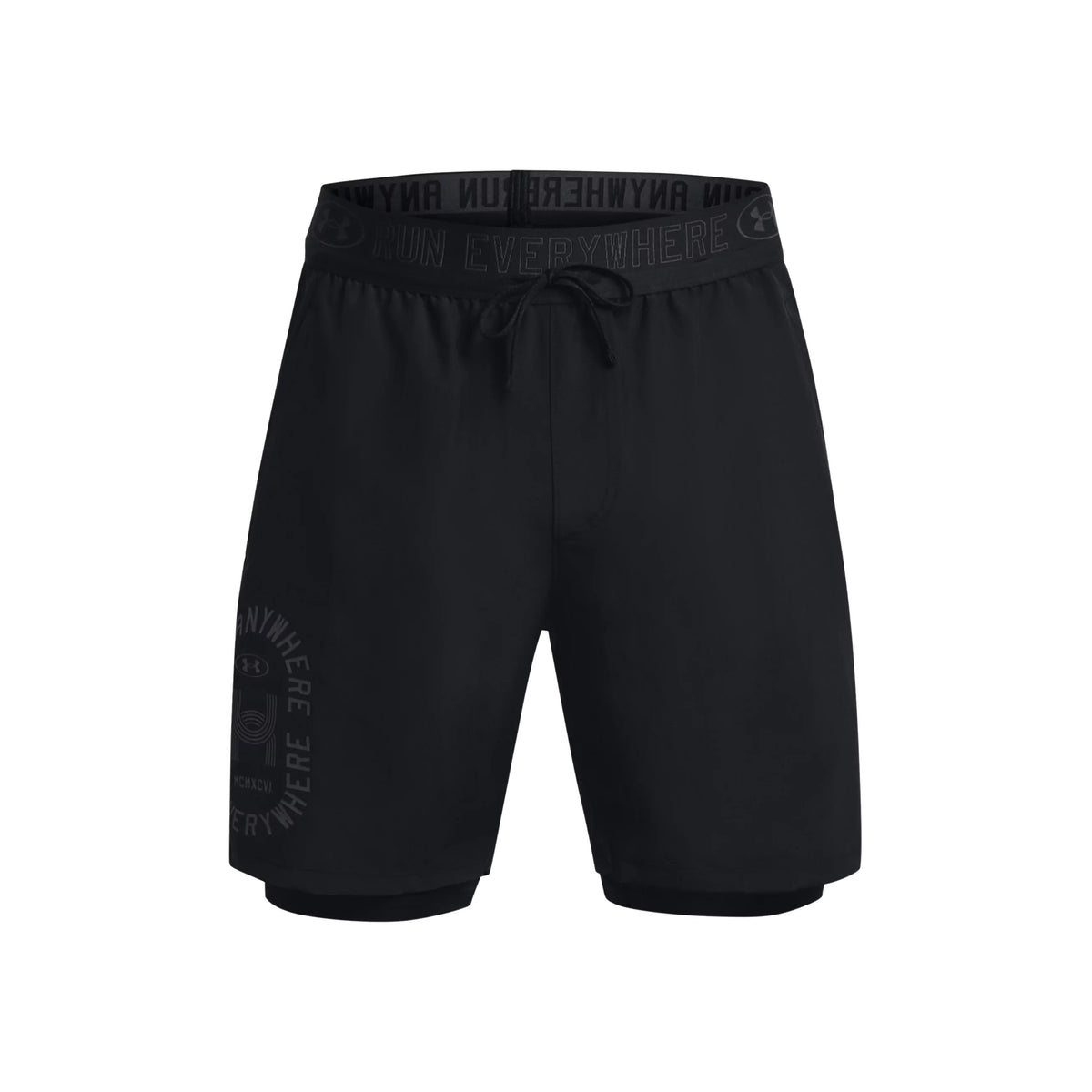 Under Armour Run Everywhere Shorts Hombres-Negro
