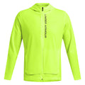 Outrun The Storm Chaqueta para correr Hombres - amarillo neón, negro