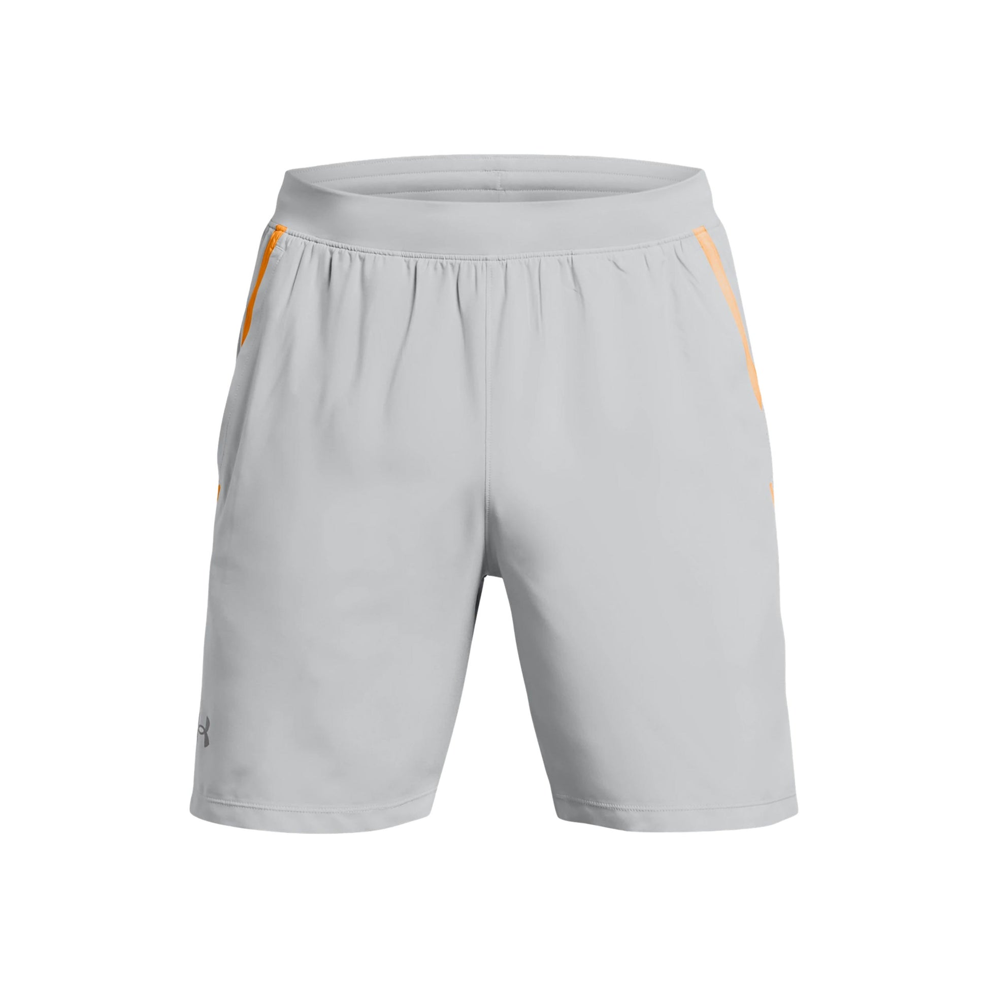Under Armour Launch 7in  Pantalones cortos Hombres - gris, naranja