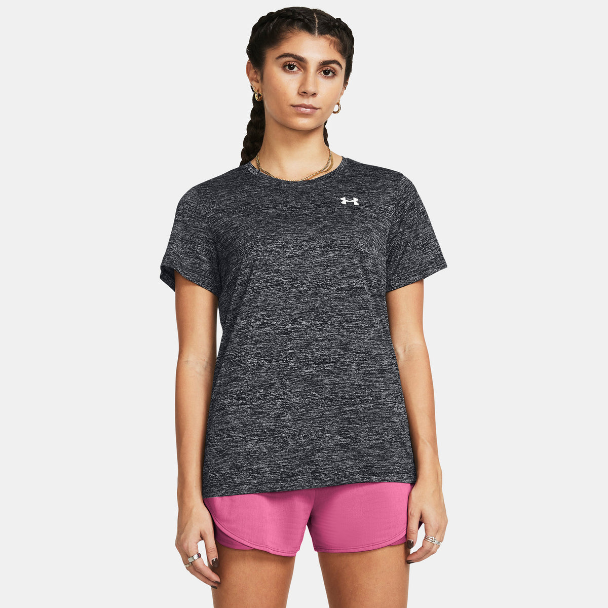 Under Armour Tech Twist Camiseta De Manga Corta Mujeres-Negro