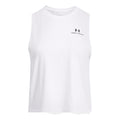 Vanish Energy Crop Camiseta de tirantes Mujeres - blanco,