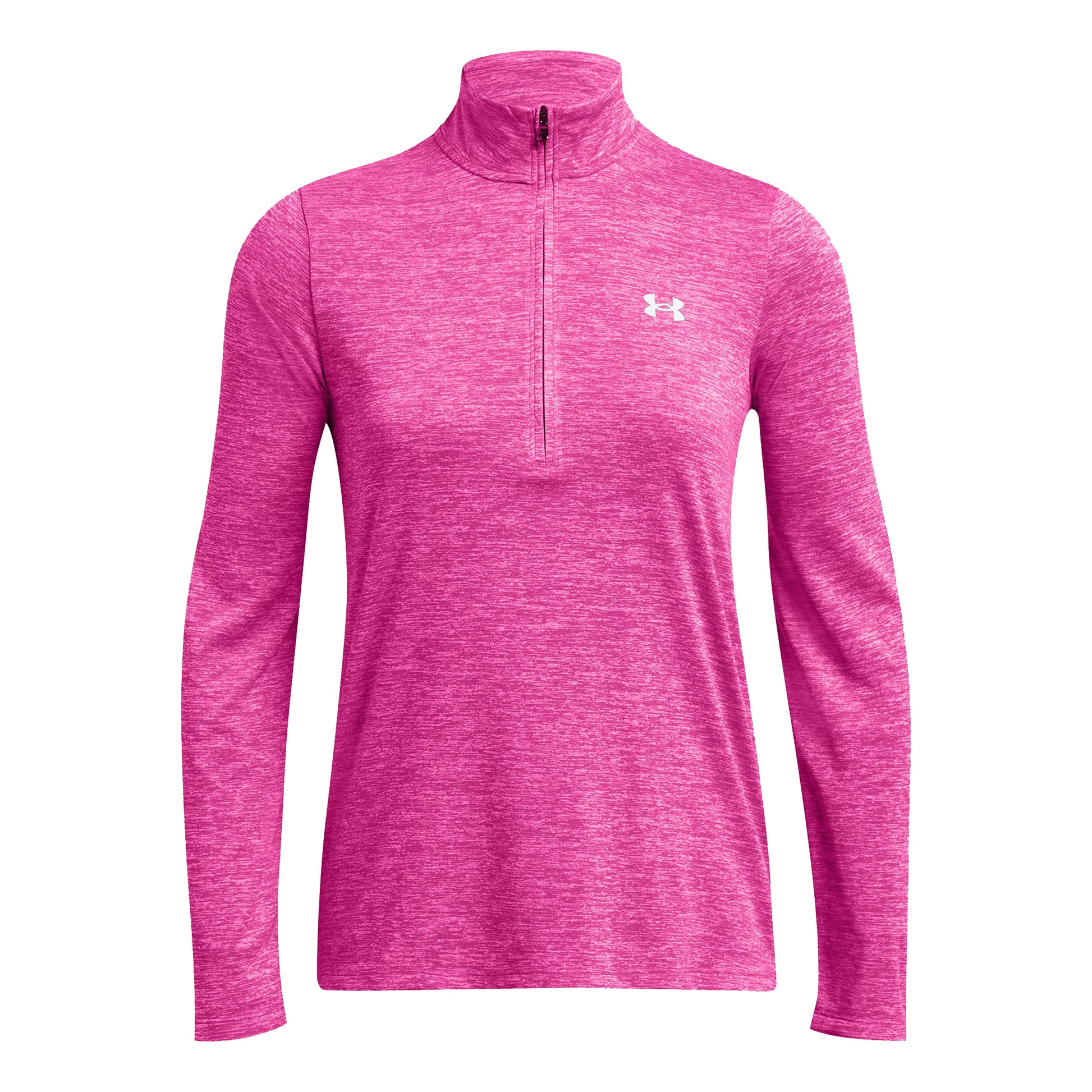 Under Armour Tech 1/2 Zip-Twist Camiseta de manga larga Mujeres - rosa,