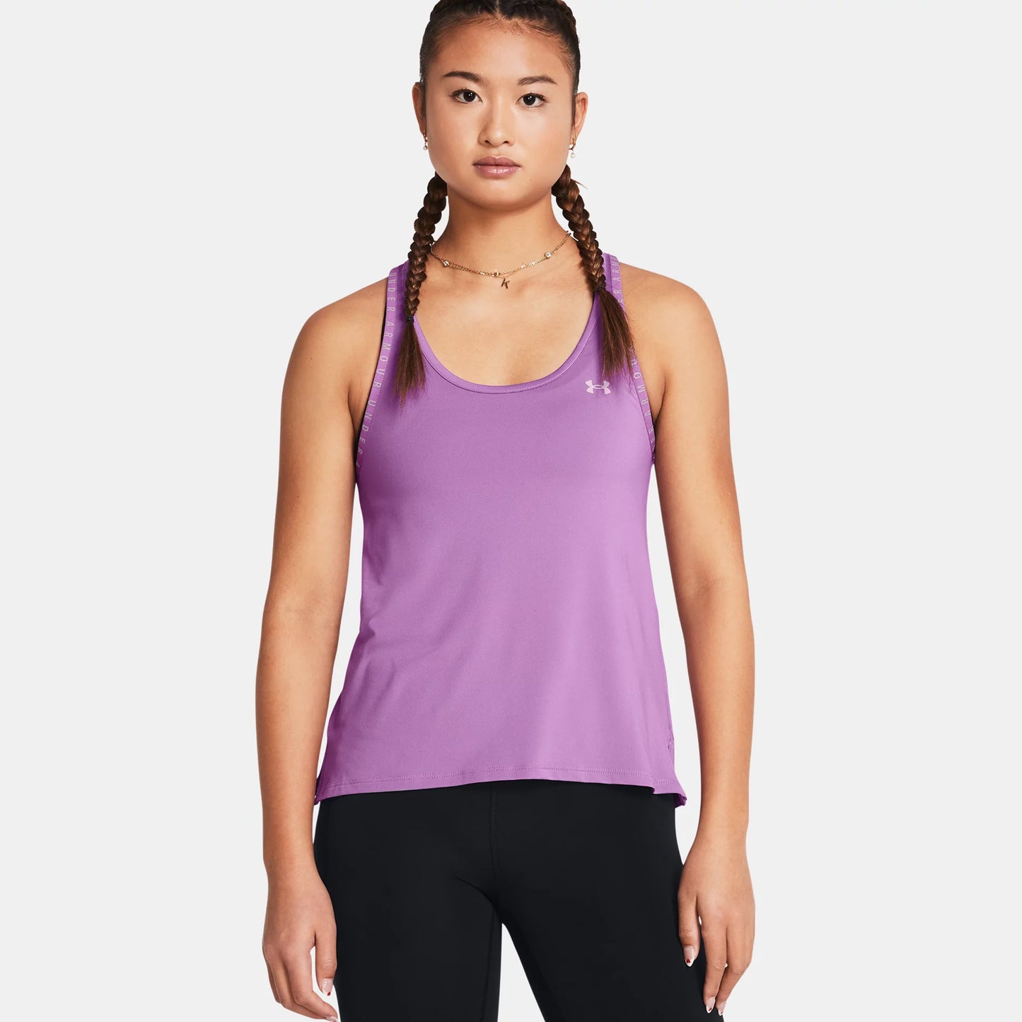Under Armour Knockout Camiseta de tirantes Mujeres - lila,