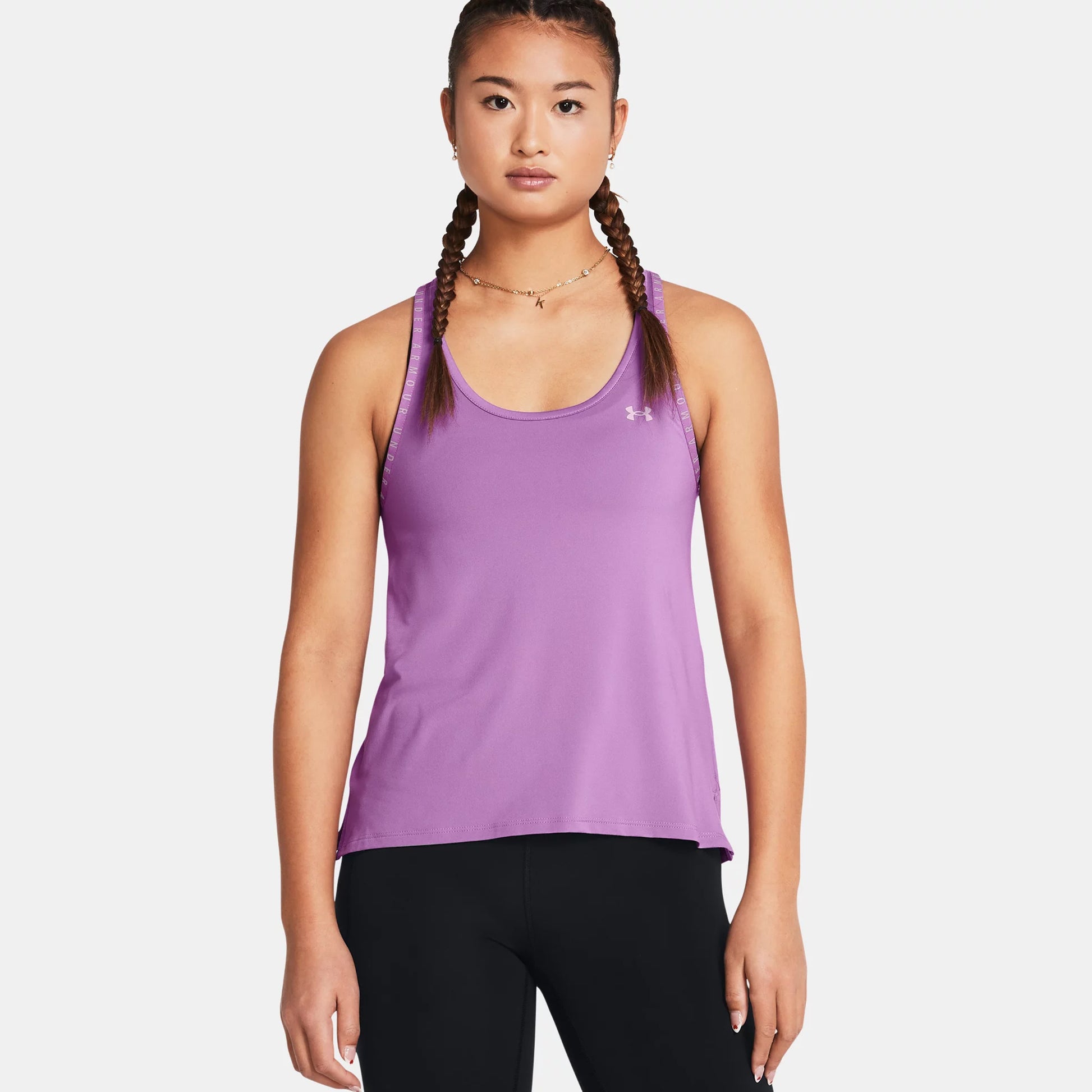 Under Armour Knockout Camiseta de tirantes Mujeres - lila,