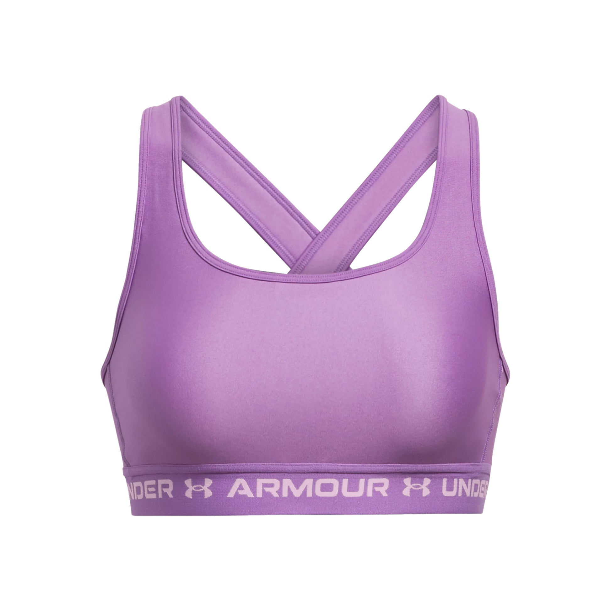 Under Armour Crossback Mid Sujetador deportivo Mujeres - lila,