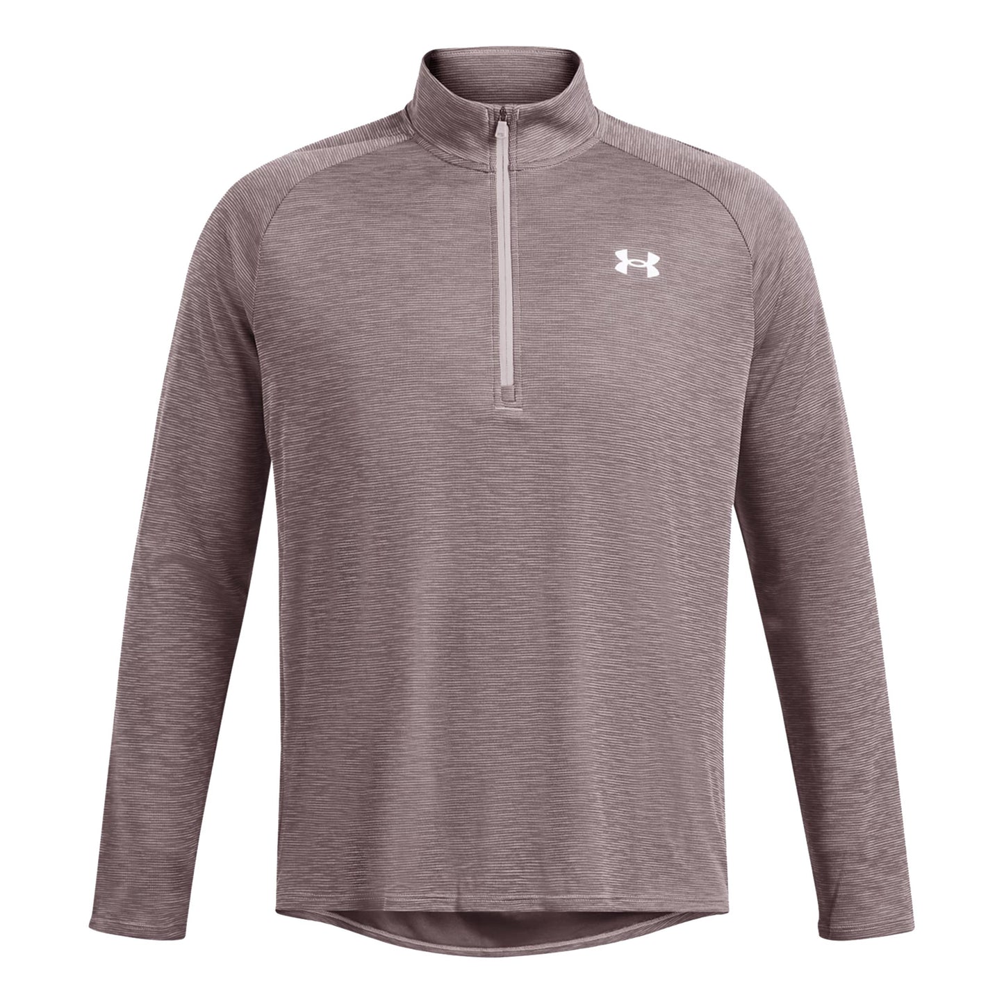 Under Armour Tech Textured 1/2 Zip Camiseta De Manga Larga Hombres-Gris