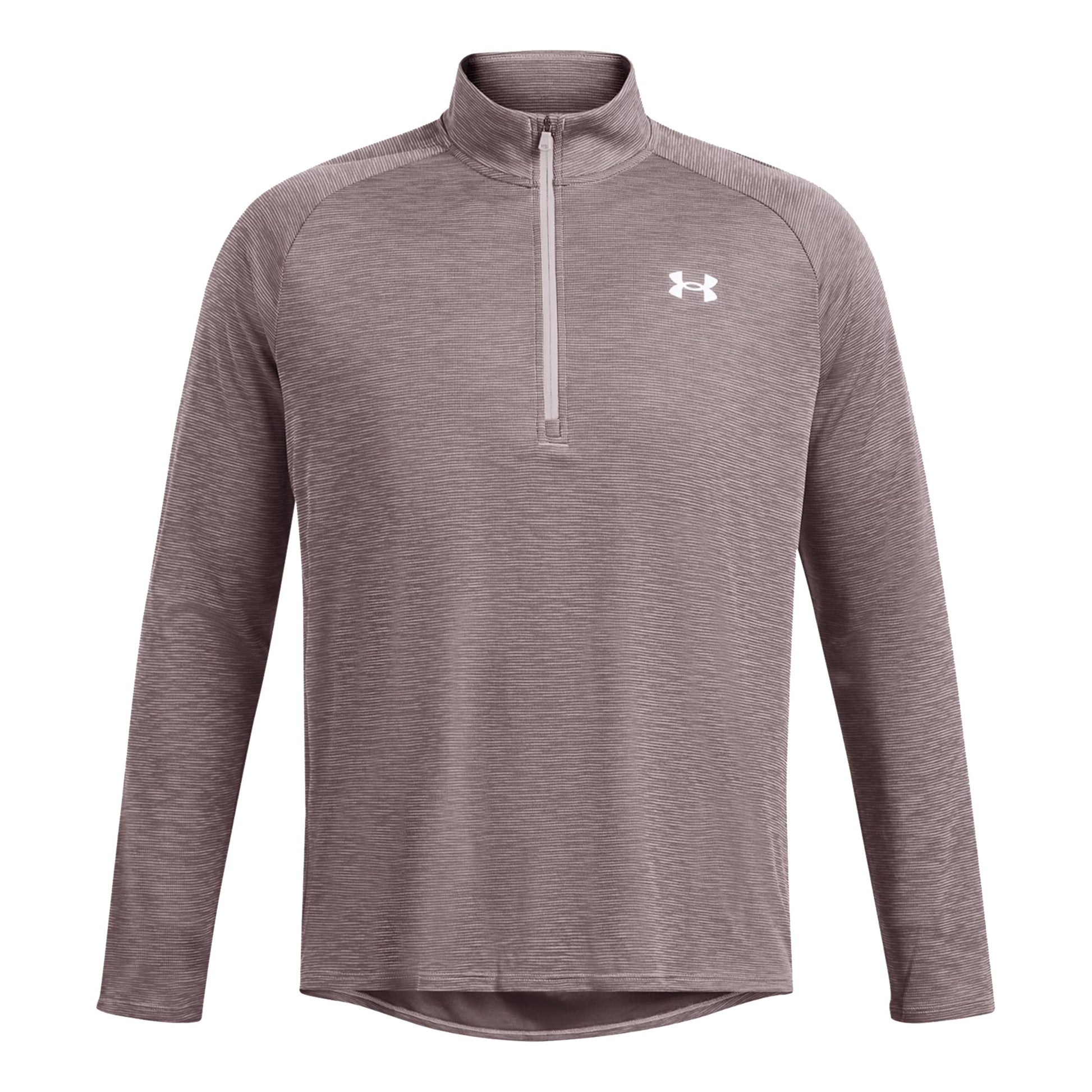 Under Armour Tech Textured 1/2 Zip Camiseta De Manga Larga Hombres-Gris