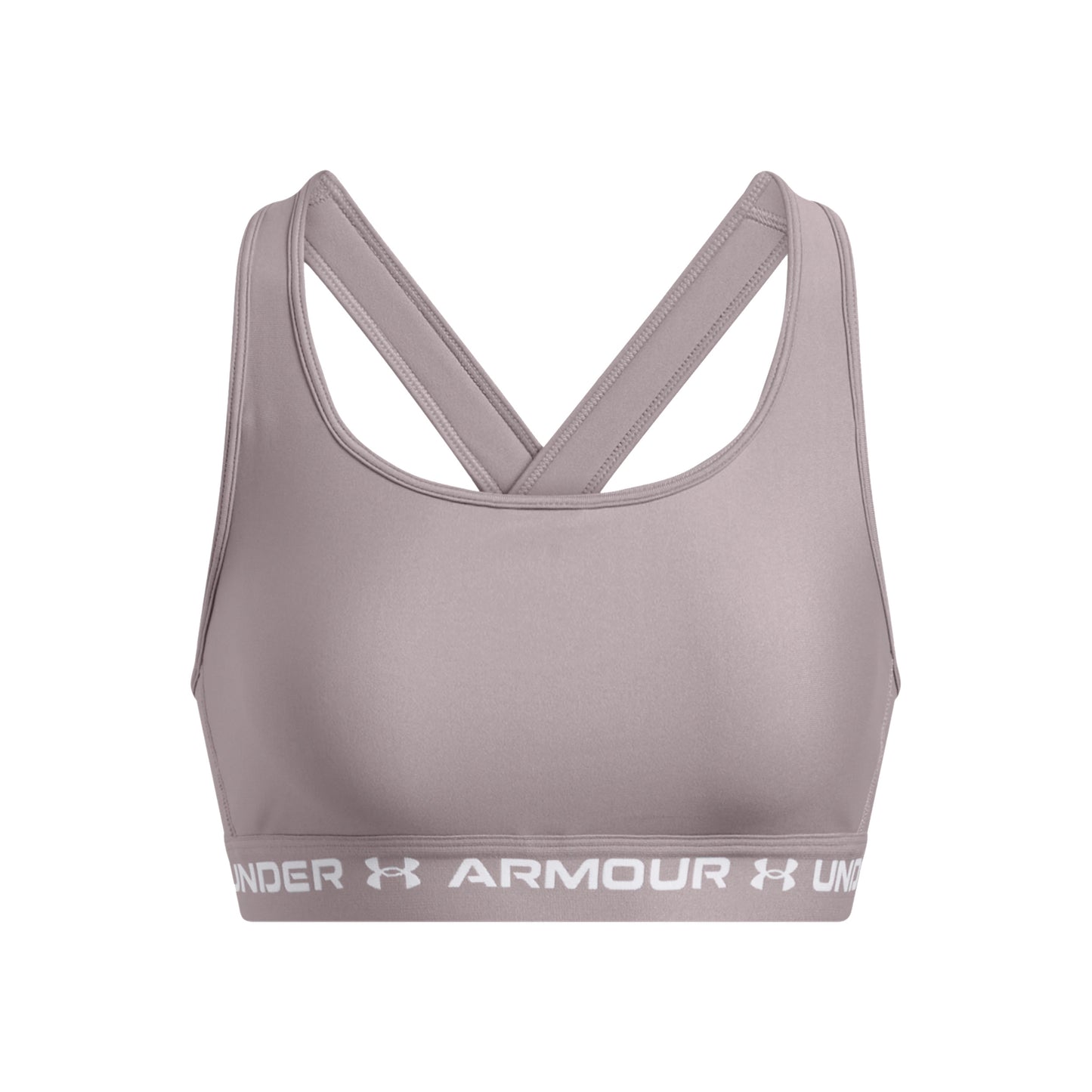 Under Armour Crossback Mid Sujetador deportivo Mujeres - gris,