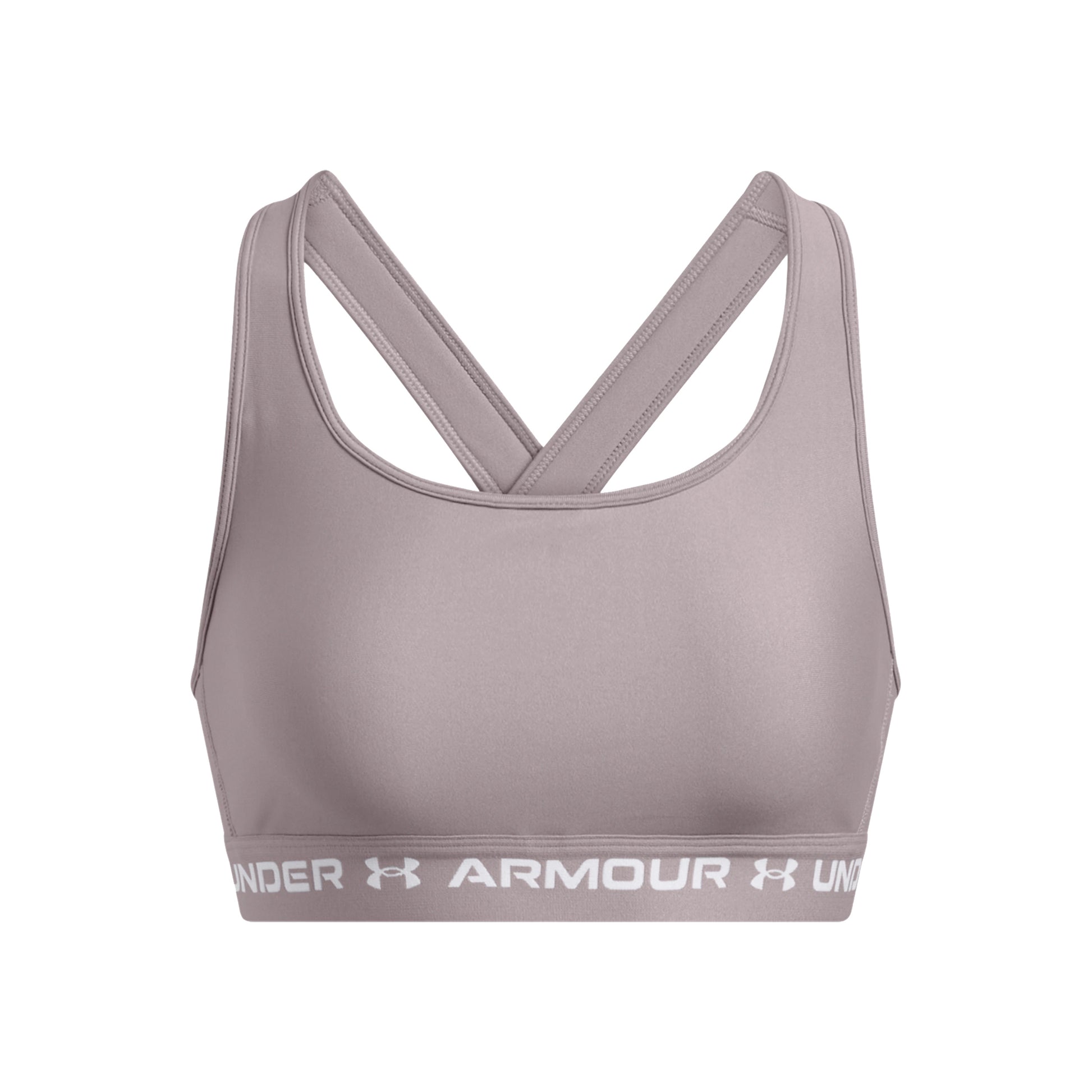 Under Armour Crossback Mid Sujetador deportivo Mujeres - gris,