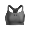 HeatGear High Sujetador Deportivo Mujeres-Gris