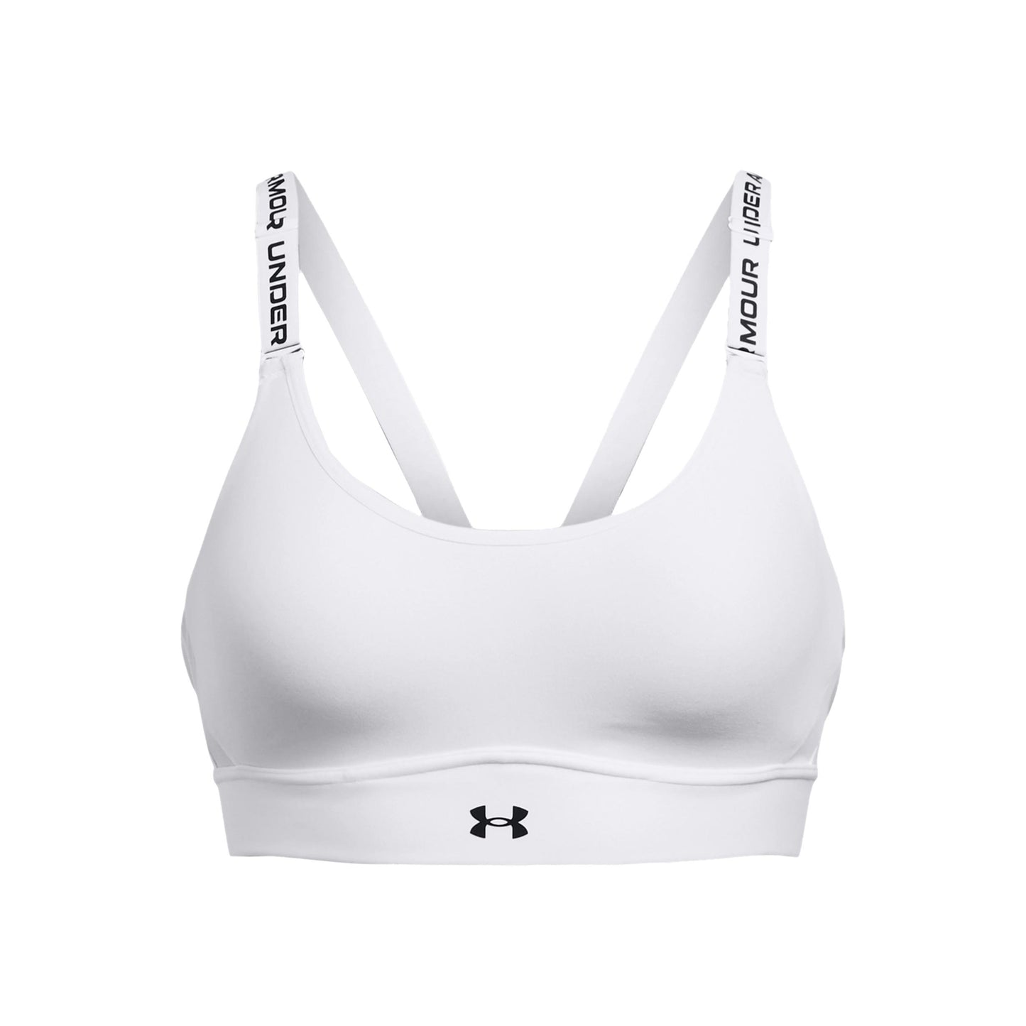 Under Armour Infinity Mid 2.0 Sujetador Deportivo Mujeres-Blanco