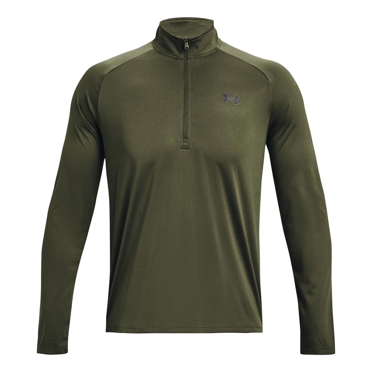 Under Armour Tech 2.0 Half-Zip Camiseta de manga larga Hombres - oliva, negro