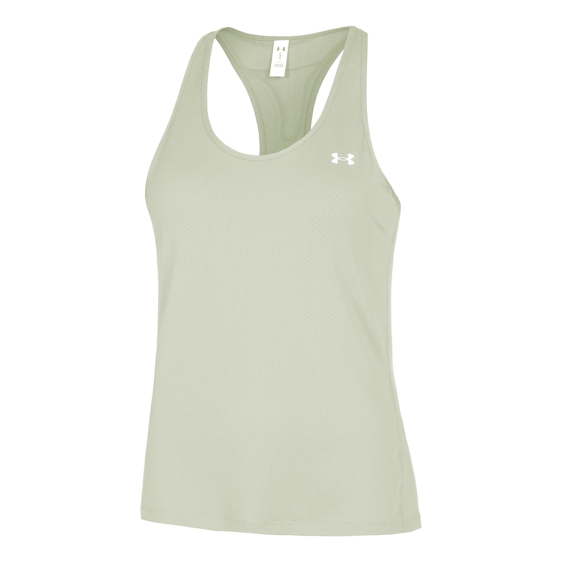 Under Armour Heatgear Racer Camiseta de tirantes Mujeres - verde,