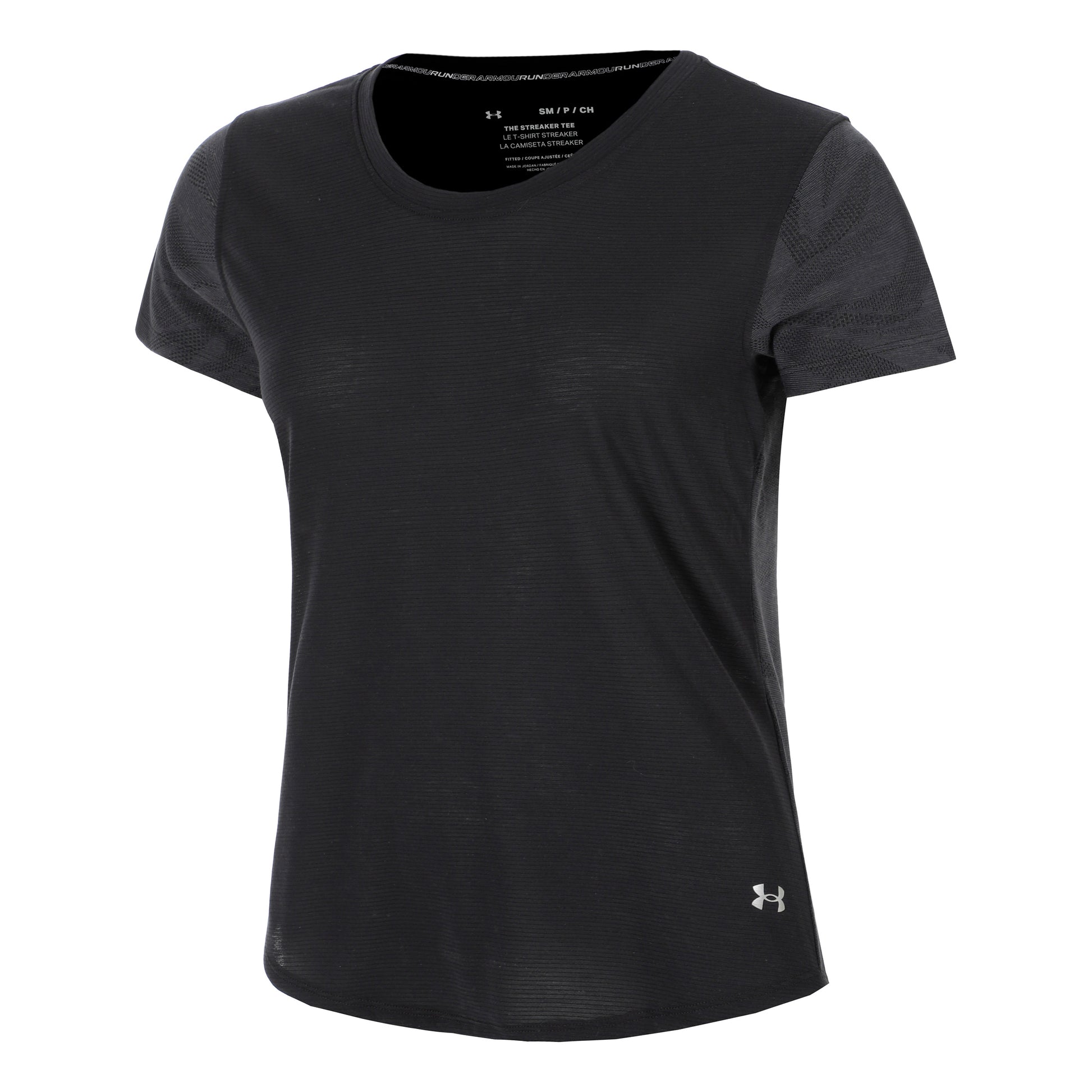 Under Armour Streaker Jacquard Camiseta De Manga Corta Mujeres-Negro