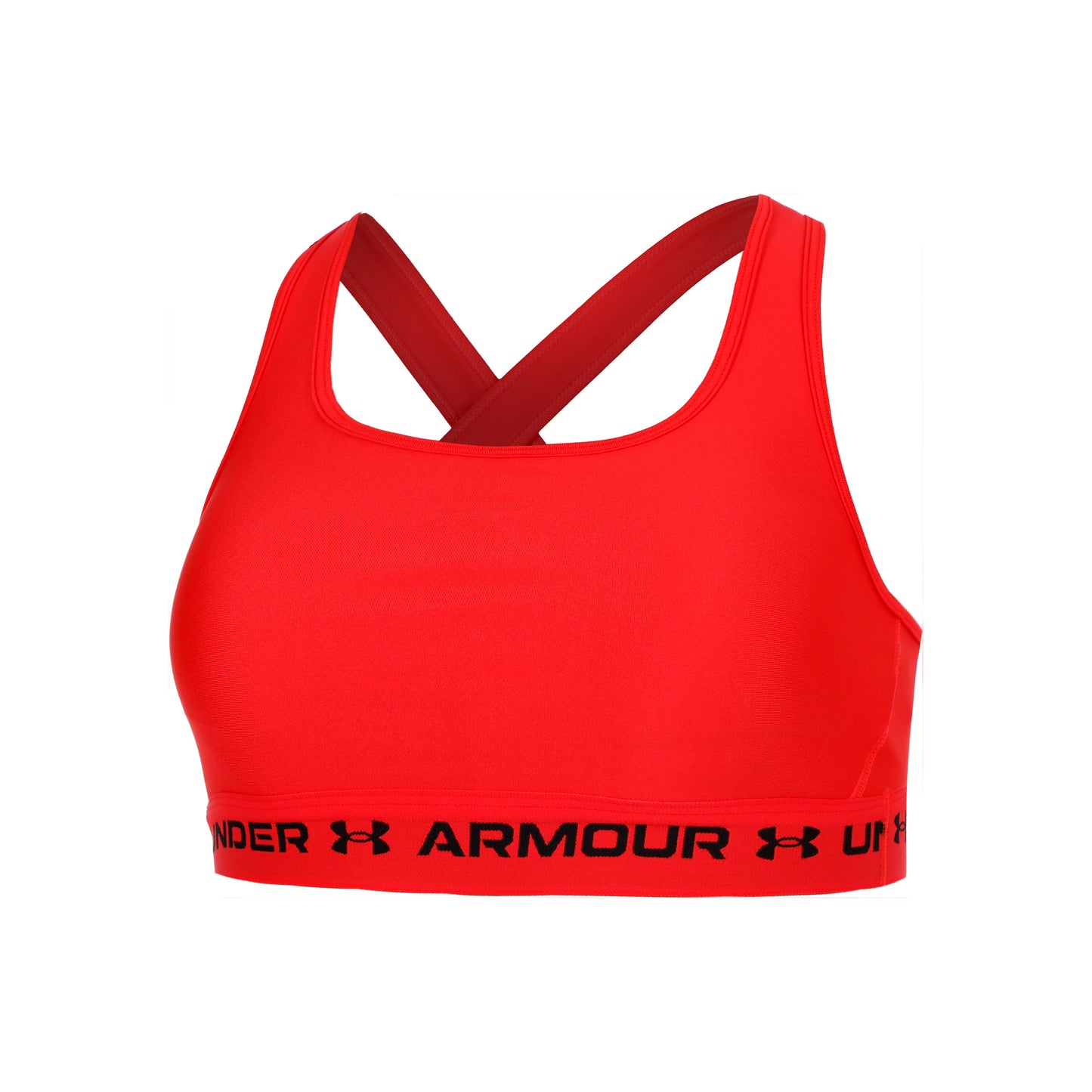 Under Armour Crossback Mid Sujetador Deportivo Mujeres-Rojo Neón