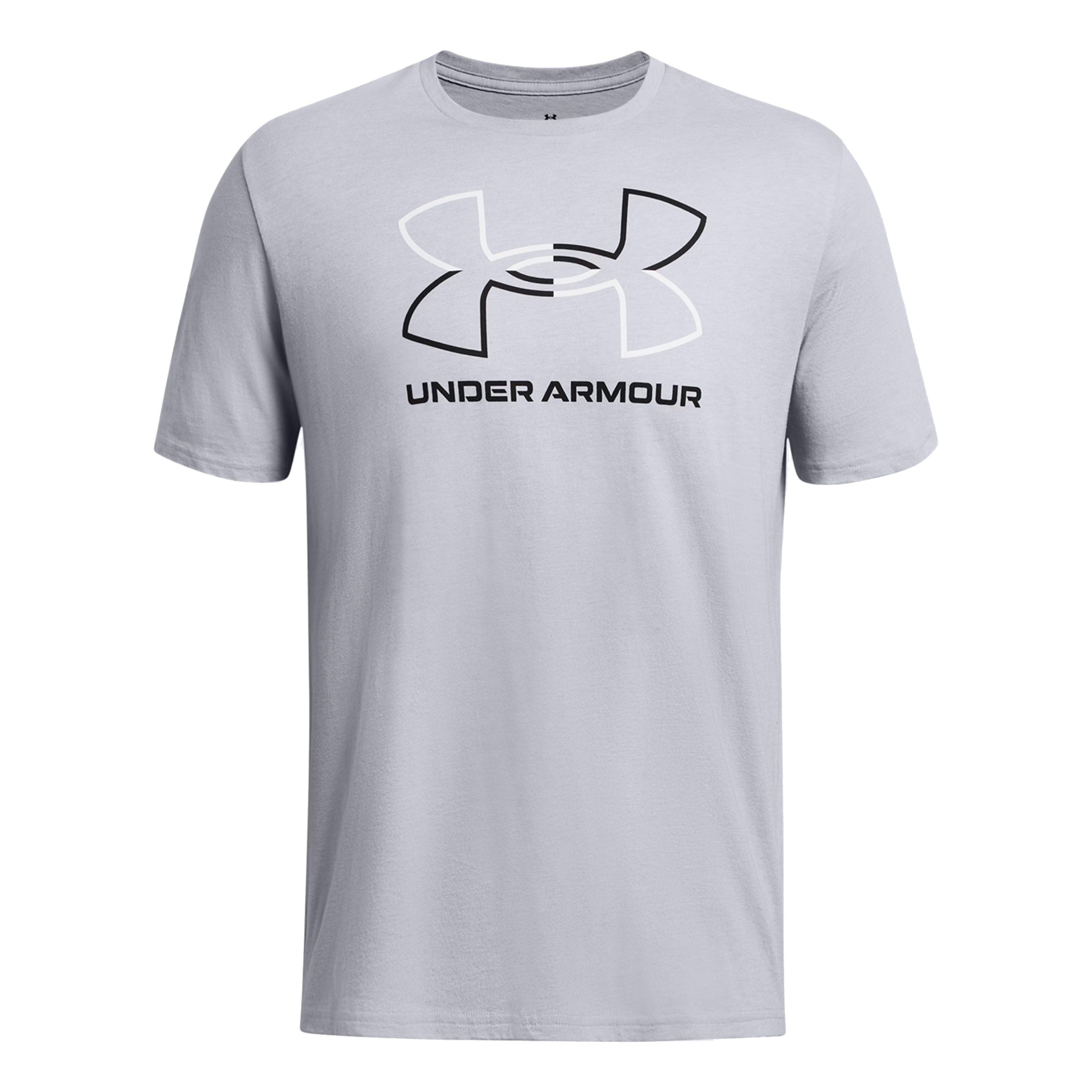 Under Armour Foundation Update Camiseta De Manga Corta Hombres-Gris,Negro