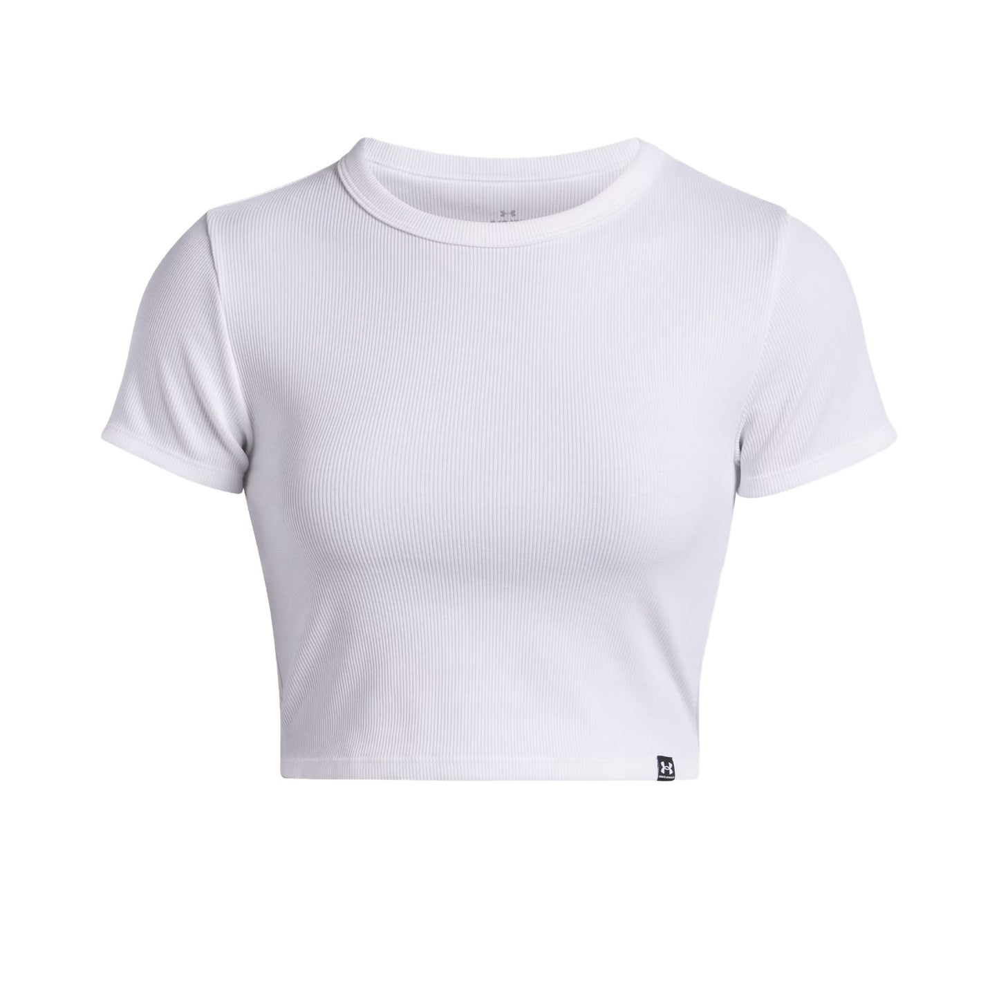 Under Armour Rival Rib Baby Camiseta De Manga Corta Mujeres-Blanco