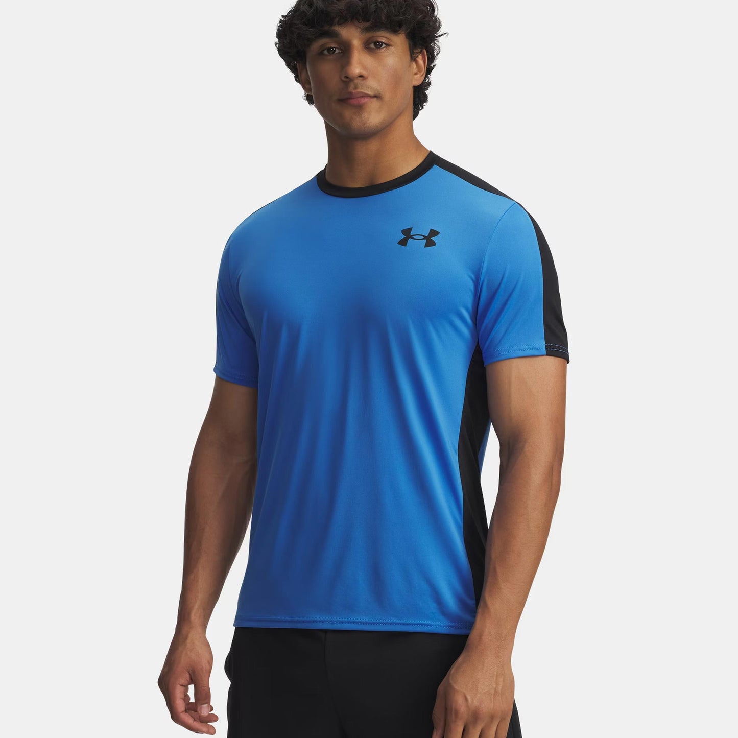 Under Armour Wordmark Camiseta De Manga Corta Hombres-Azul