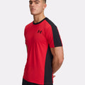 Wordmark Camiseta De Manga Corta Hombres-Rojo