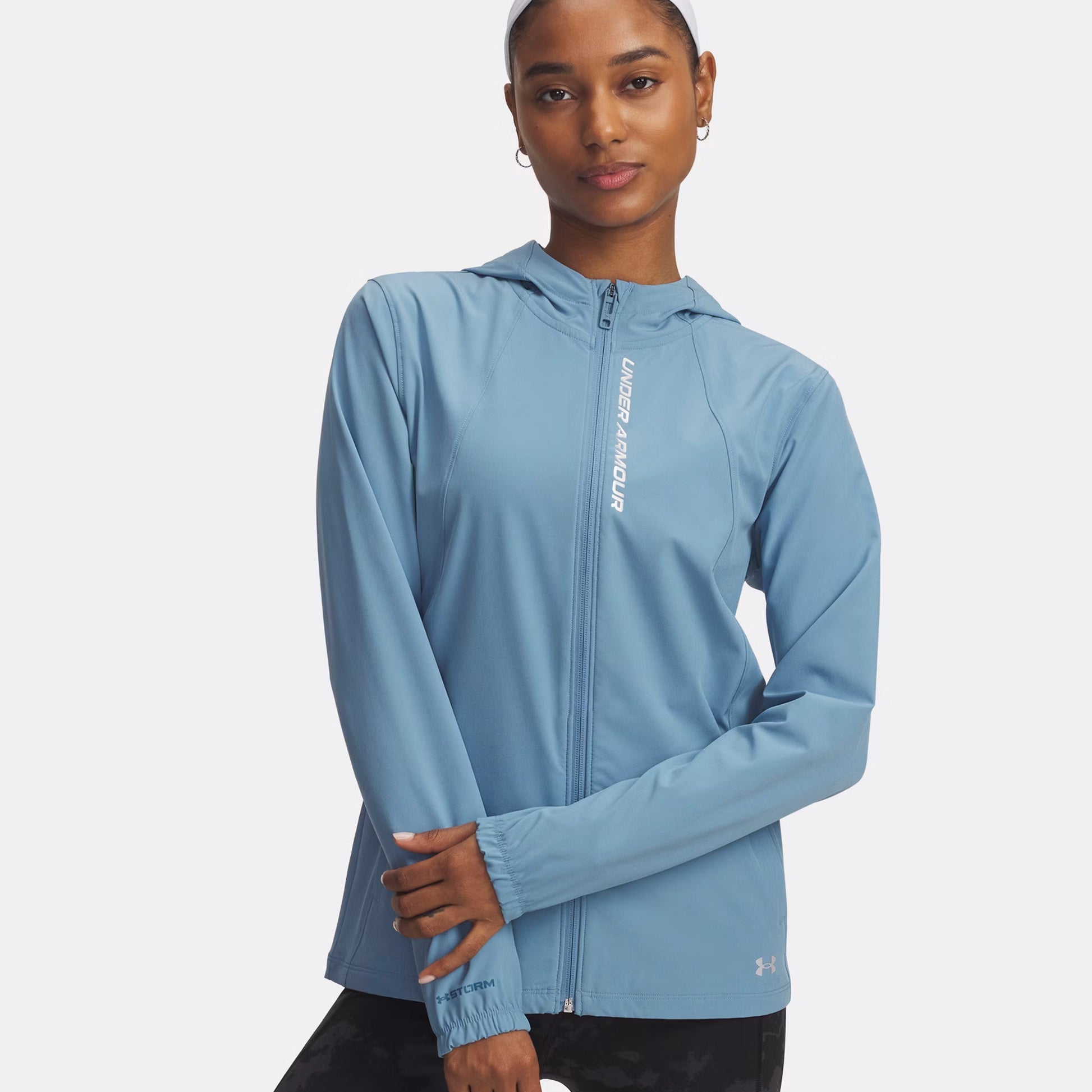 Under Armour OutRun The Storm Chaqueta Para Correr Mujeres-Azul