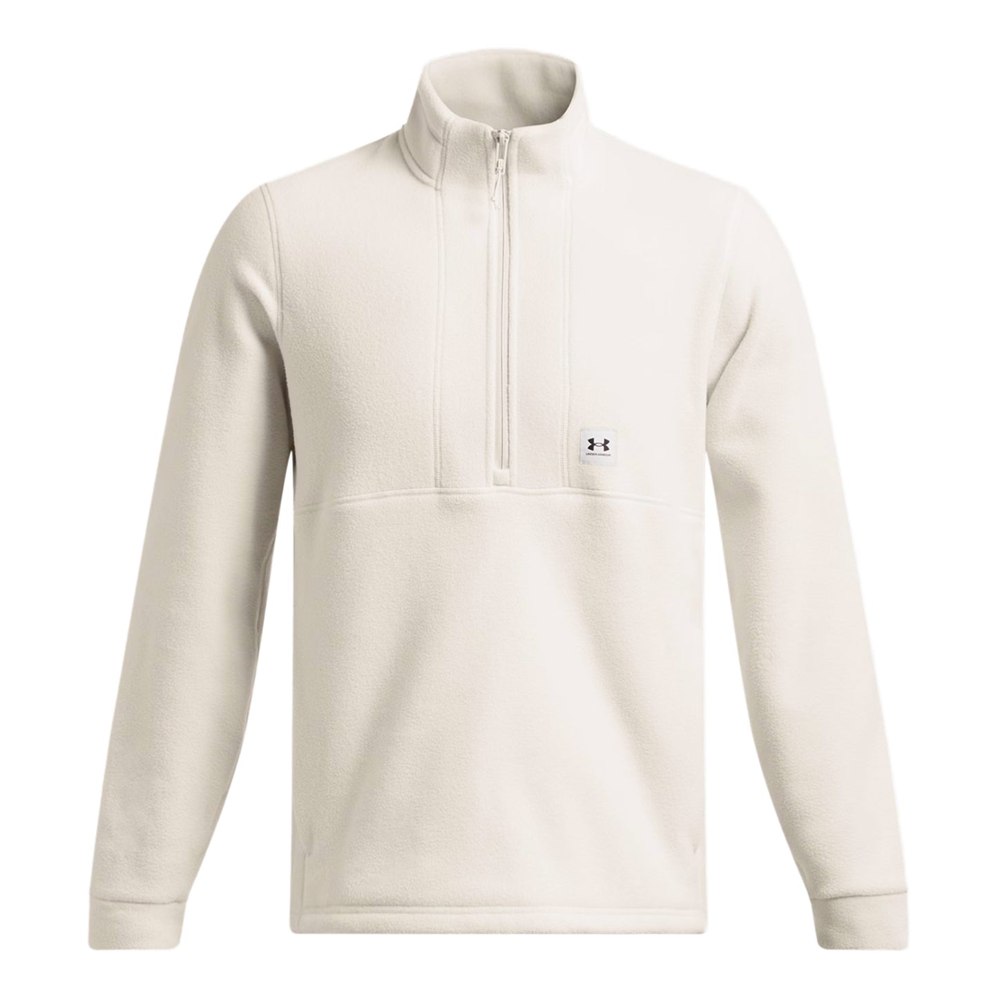 Under Armour Expanse Fleece Half-Zip Sudadera Hombres-Crema,Negro