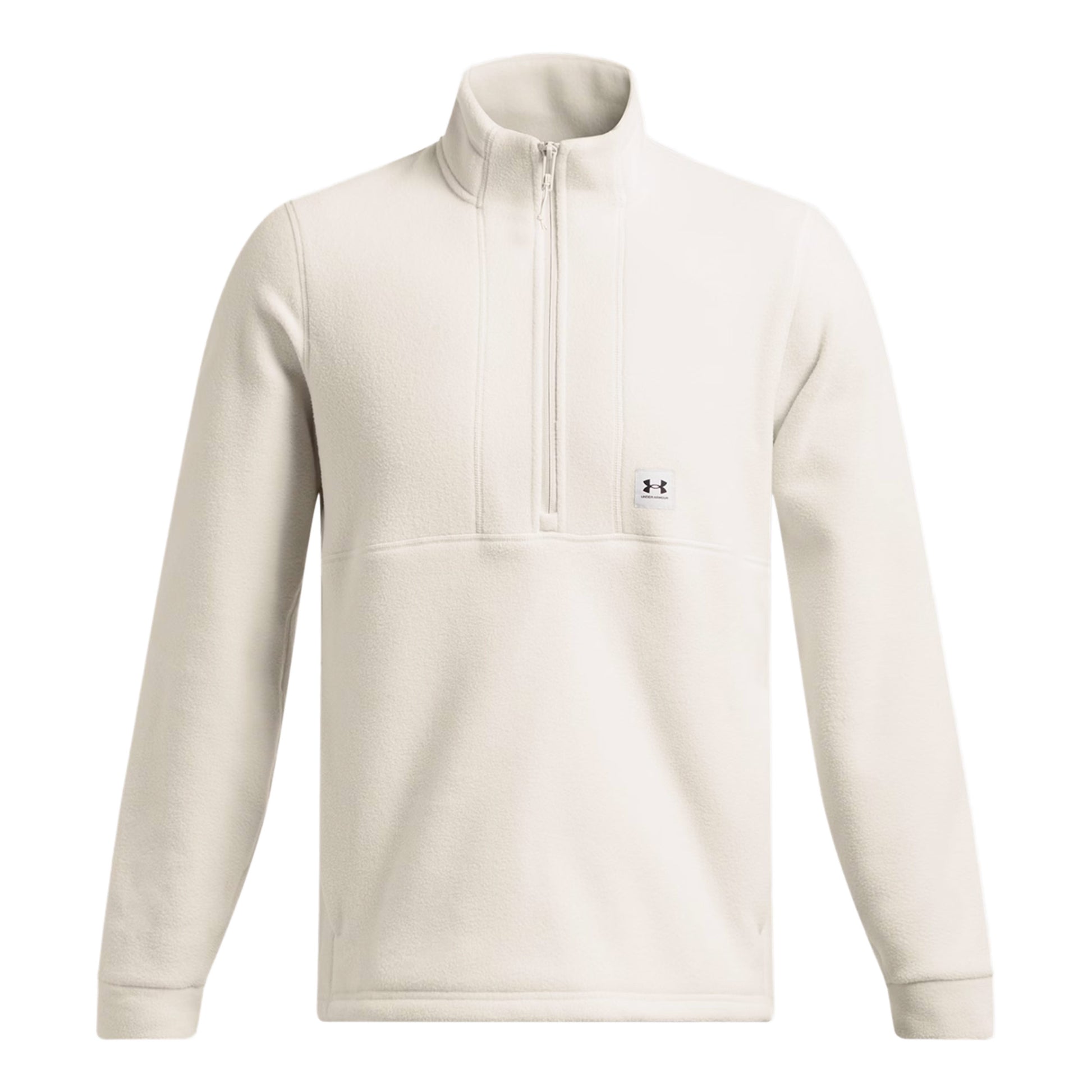 Under Armour Expanse Fleece Half-Zip Sudadera Hombres-Crema,Negro