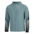 Velociti Storm Hooded Chaqueta Para Correr Hombres-Azul-gris,Negro