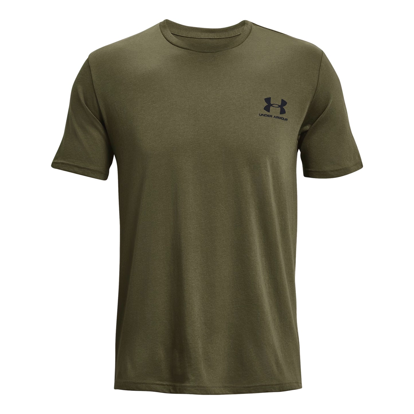 Under Armour Sportstyle Left Chef Camiseta de manga corta Hombres - oliva, negro