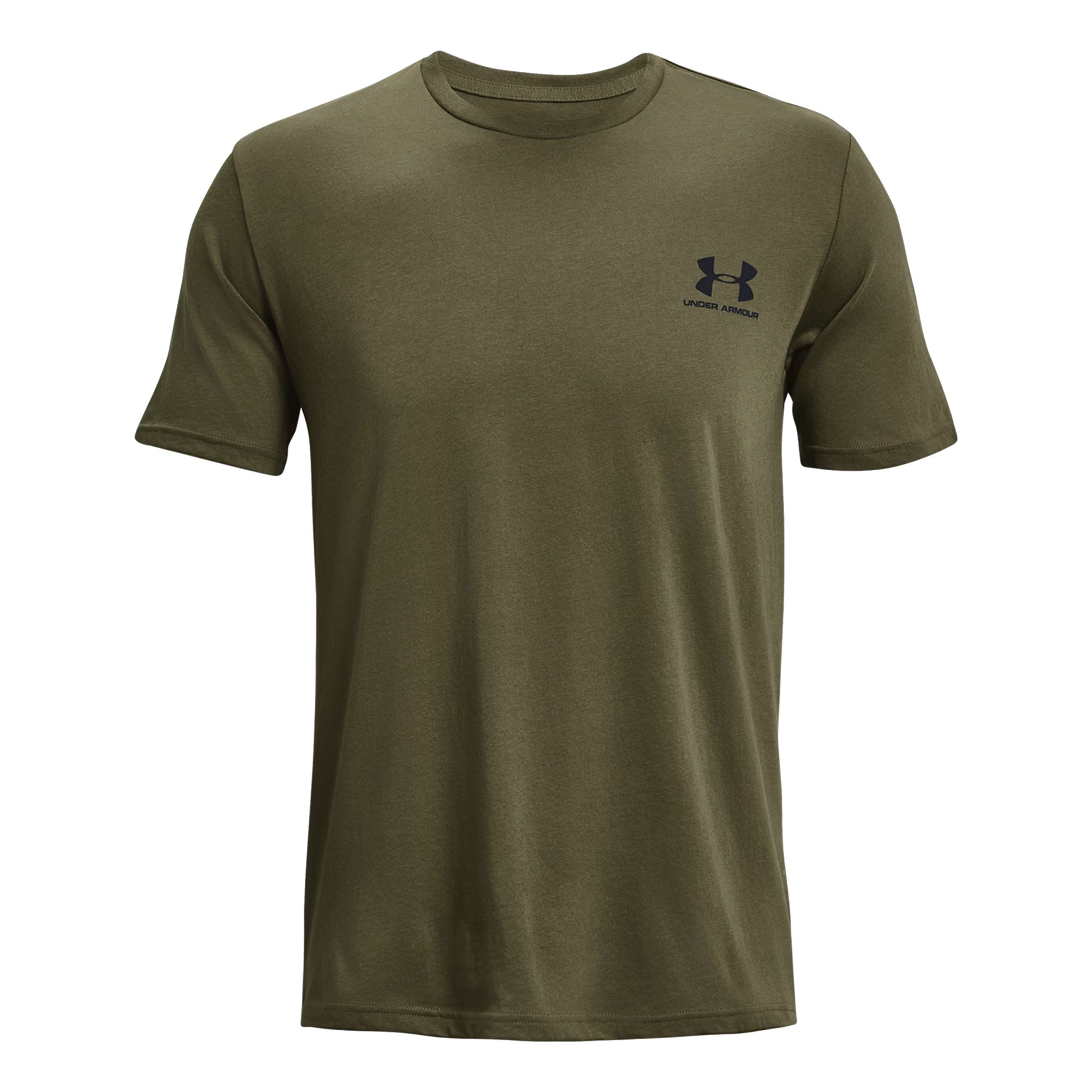 Under Armour Sportstyle Left Chef Camiseta de manga corta Hombres - oliva, negro