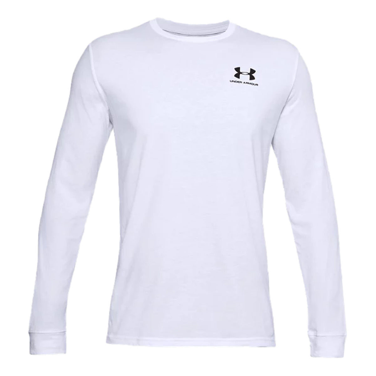 Under Armour Sportstyle Camiseta De Manga Larga Hombres-Blanco