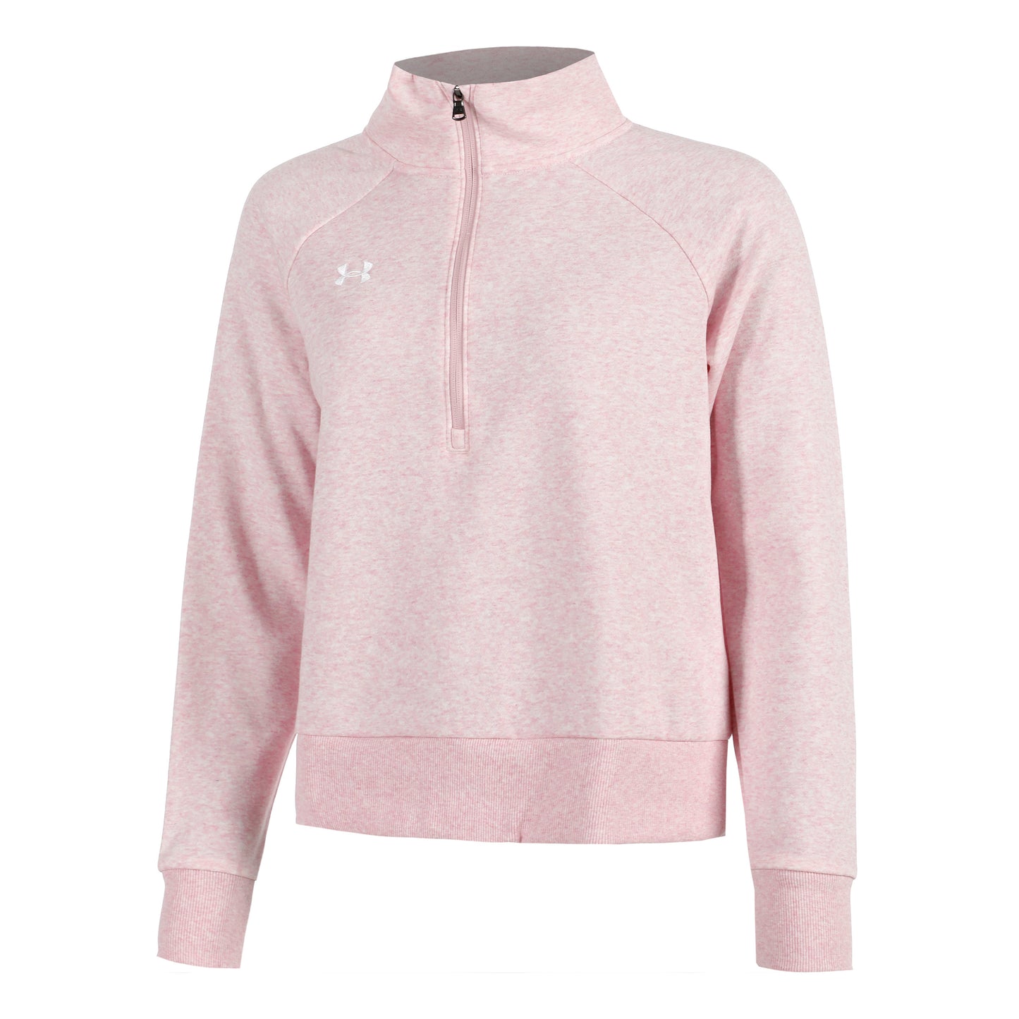 Under Armour Rival Fleece Half-Zip Sudadera Mujeres-Rosa