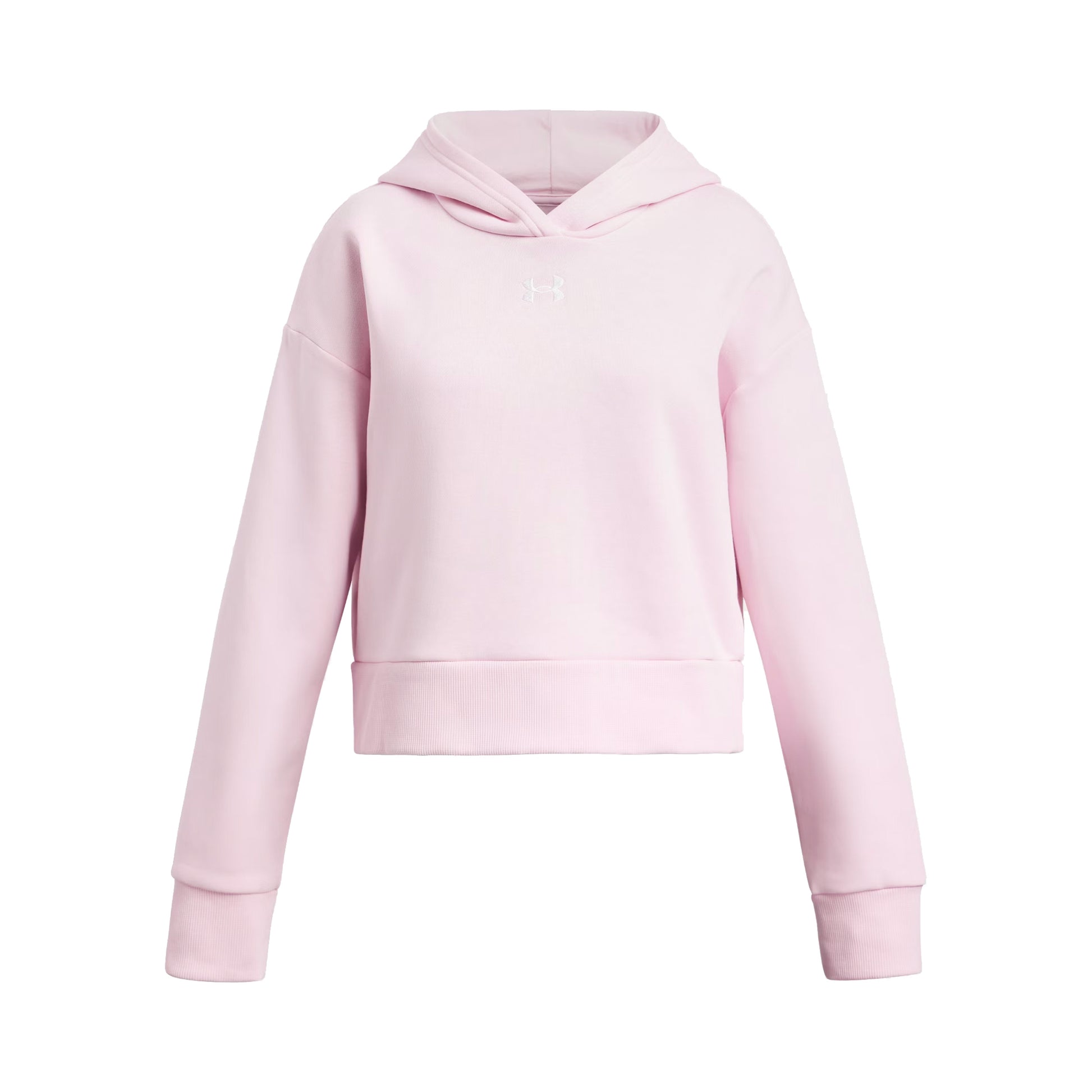 Under Armour Rival Fleece Sudadera Con Capucha Chicas-Rosa