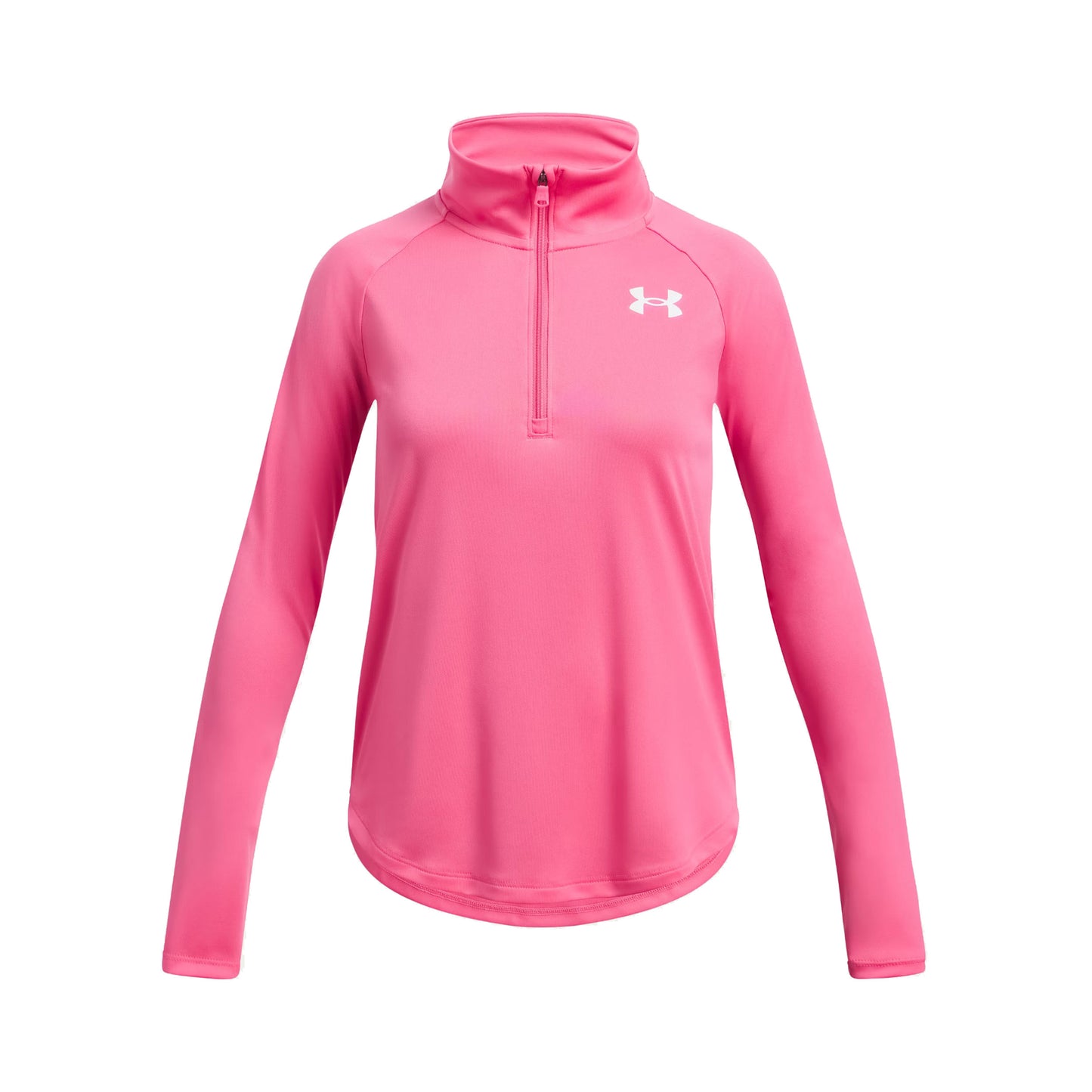 Under Armour Tech Graphic Half-Zip Camiseta De Manga Larga Chicas-Rosa