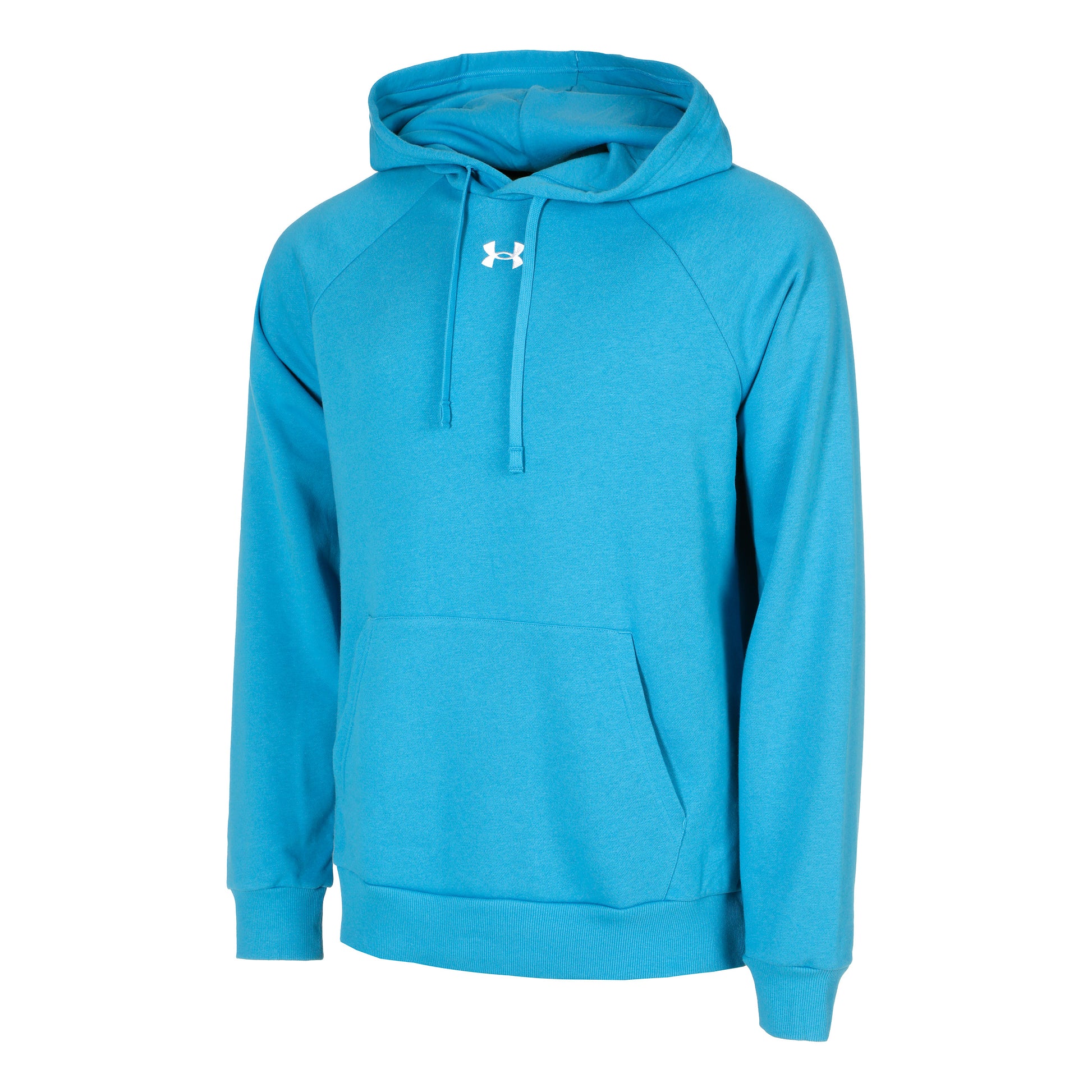 Under Armour Rival Fleece Sudadera Con Capucha Hombres-Turquesa