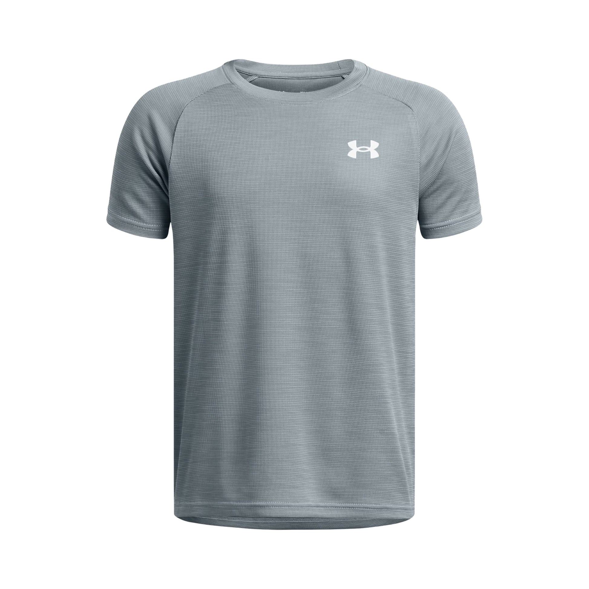 Under Armour Tech Textured Camiseta de manga corta Chicos - azul-gris,