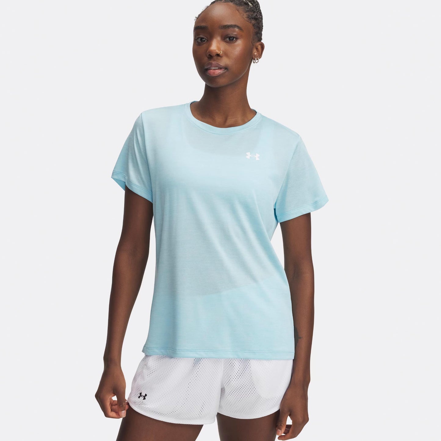 Under Armour Tech Twist Camiseta de manga corta Mujeres - mint, blanco