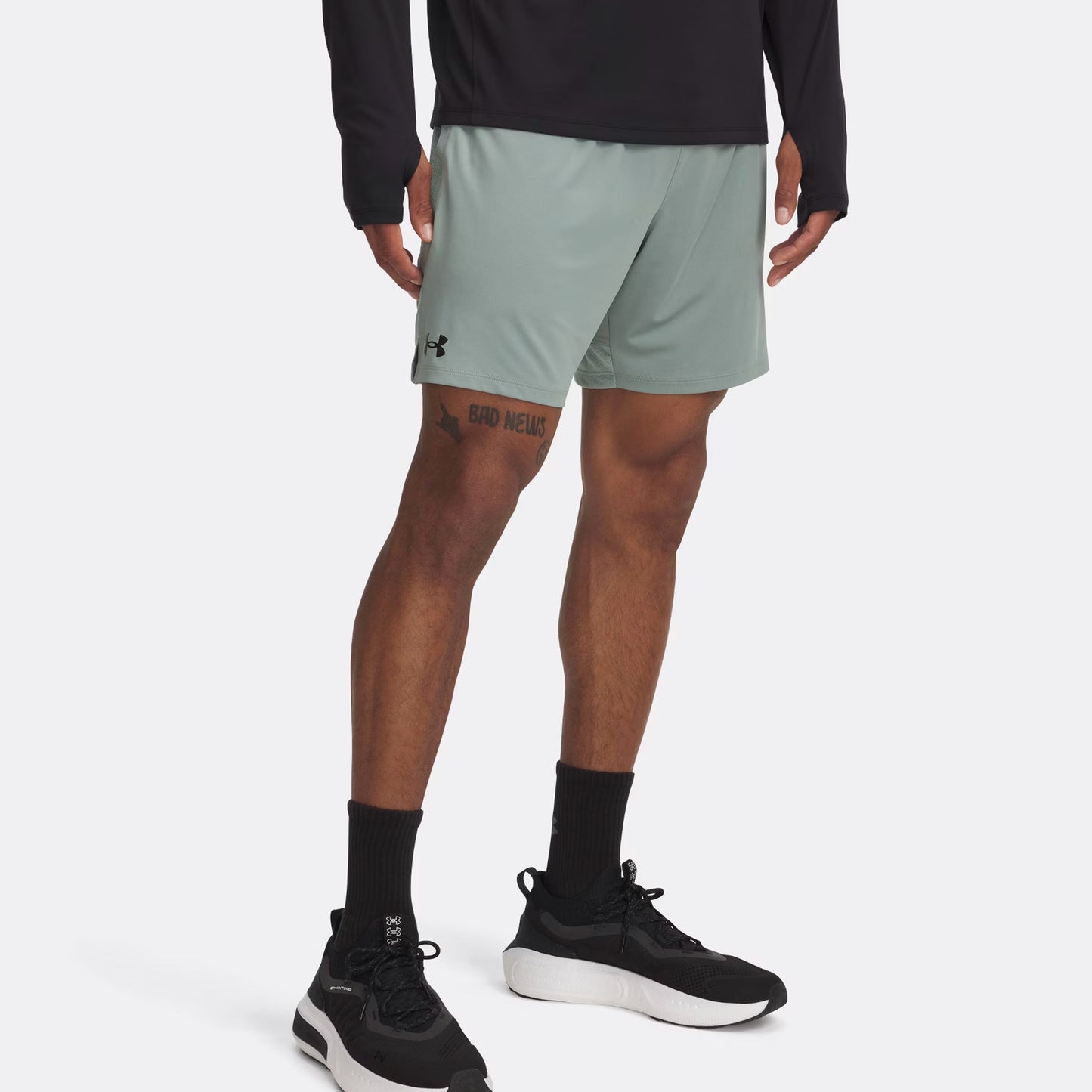 Under Armour Techent 7in Shorts Hombres-Verde