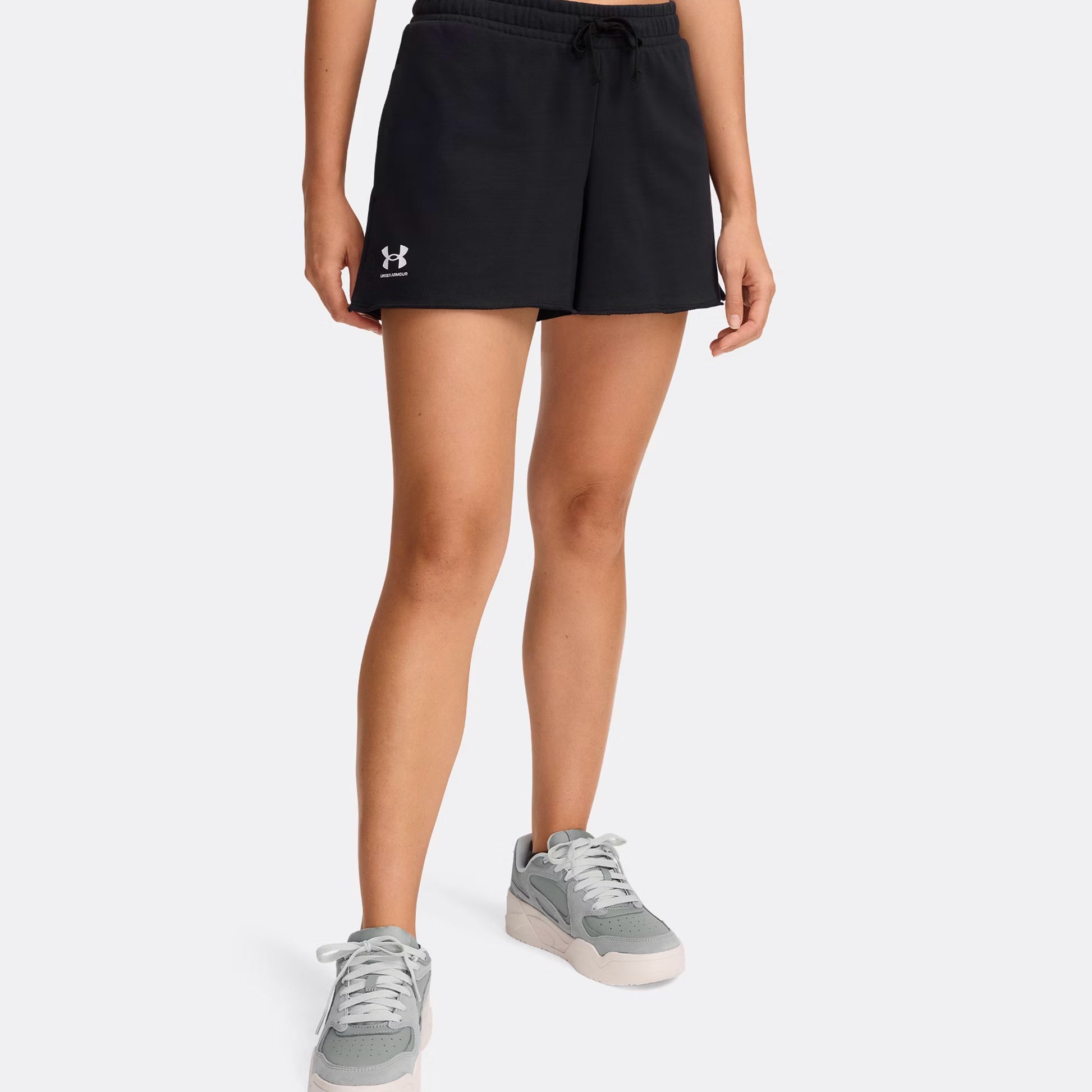 Under Armour Rival Terry Shorts Mujeres - negro
