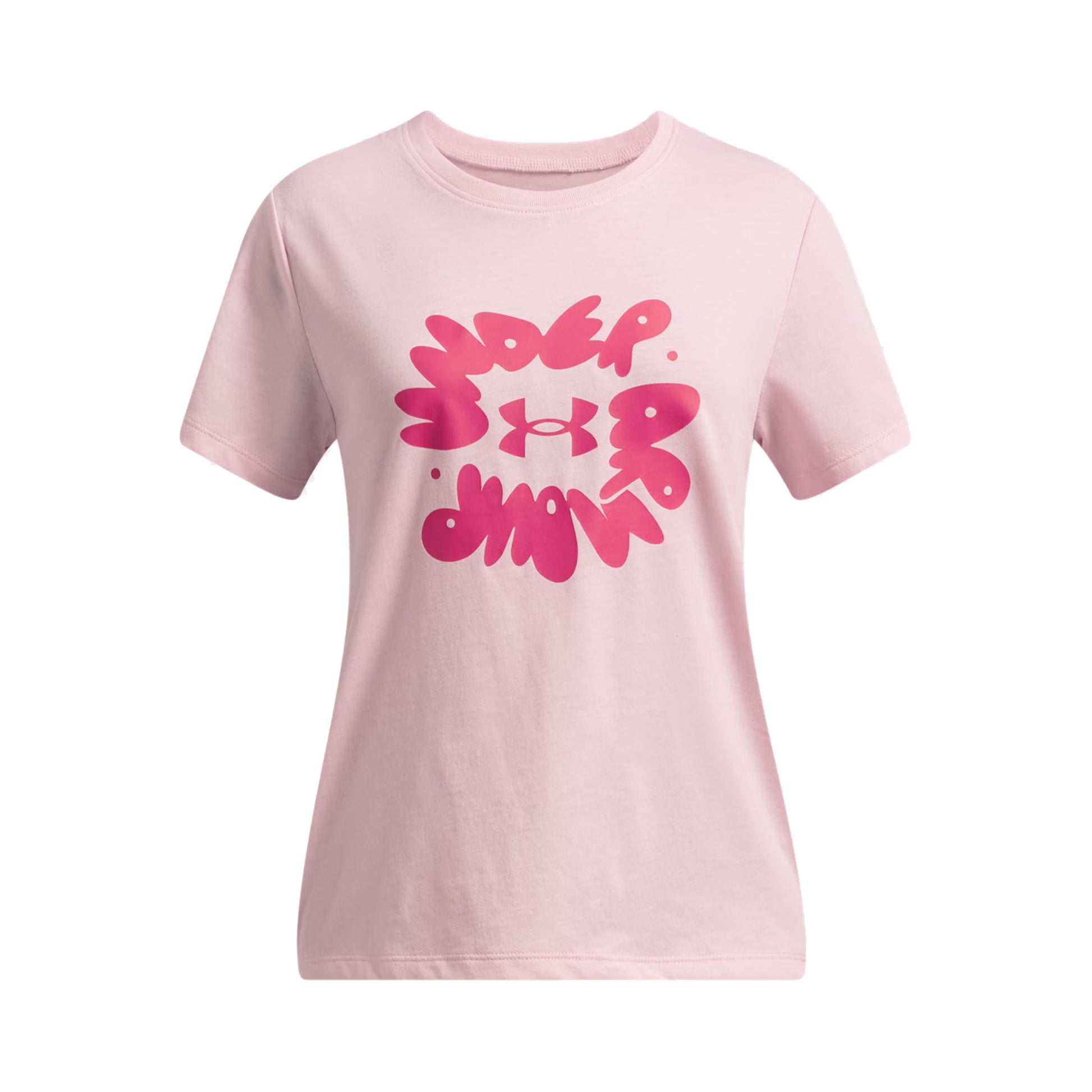 Under Armour Bubble Camiseta De Manga Corta Chicas-Rosa
