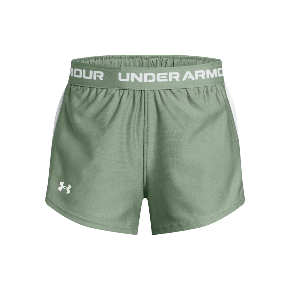 Under Armour Tech Play Up Shorts con bolsillo para pelota Chicas - verde,