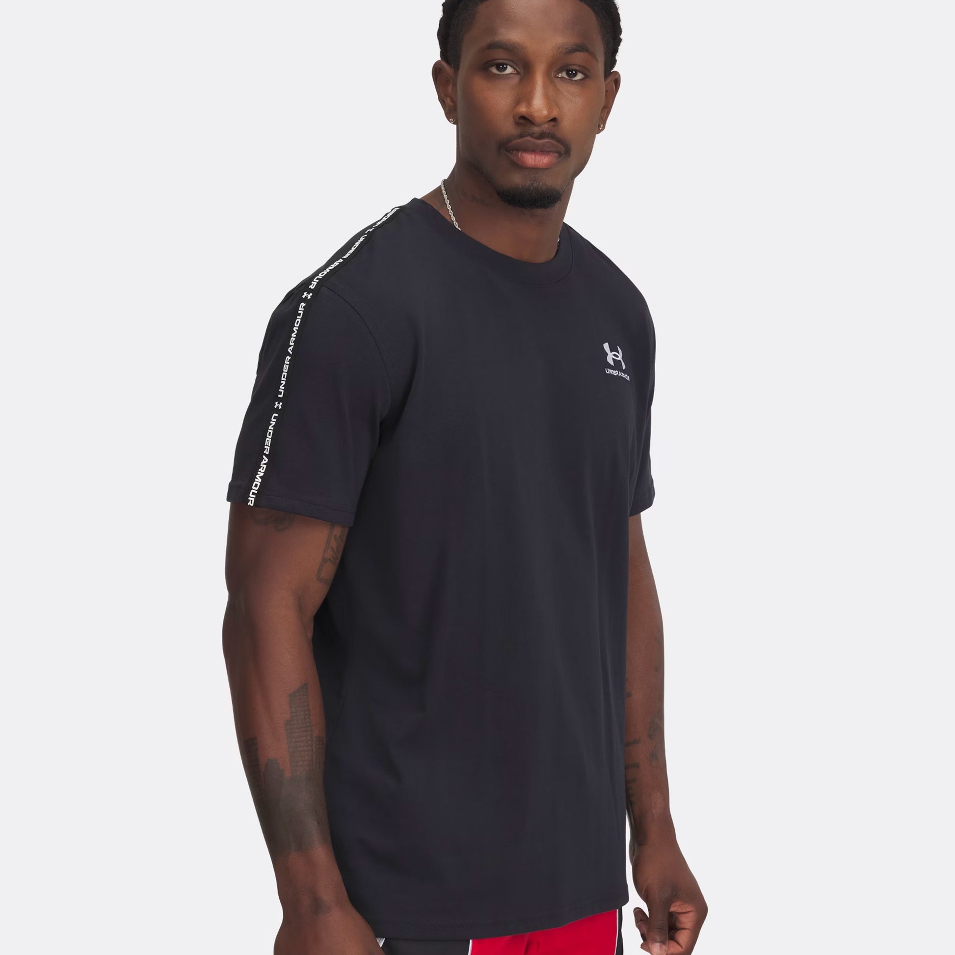 Under Armour Icon Camiseta De Manga Corta Hombres-Negro