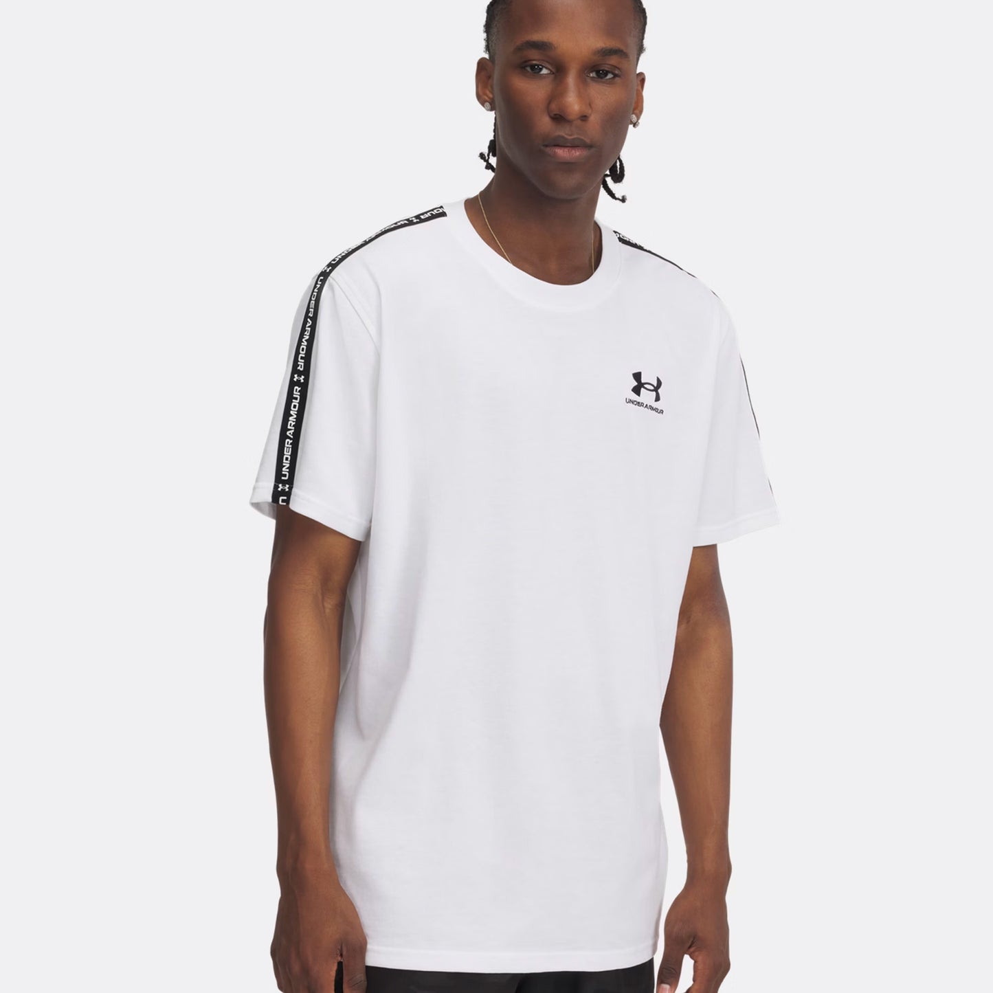 Under Armour Icon Camiseta De Manga Corta Hombres-Blanco