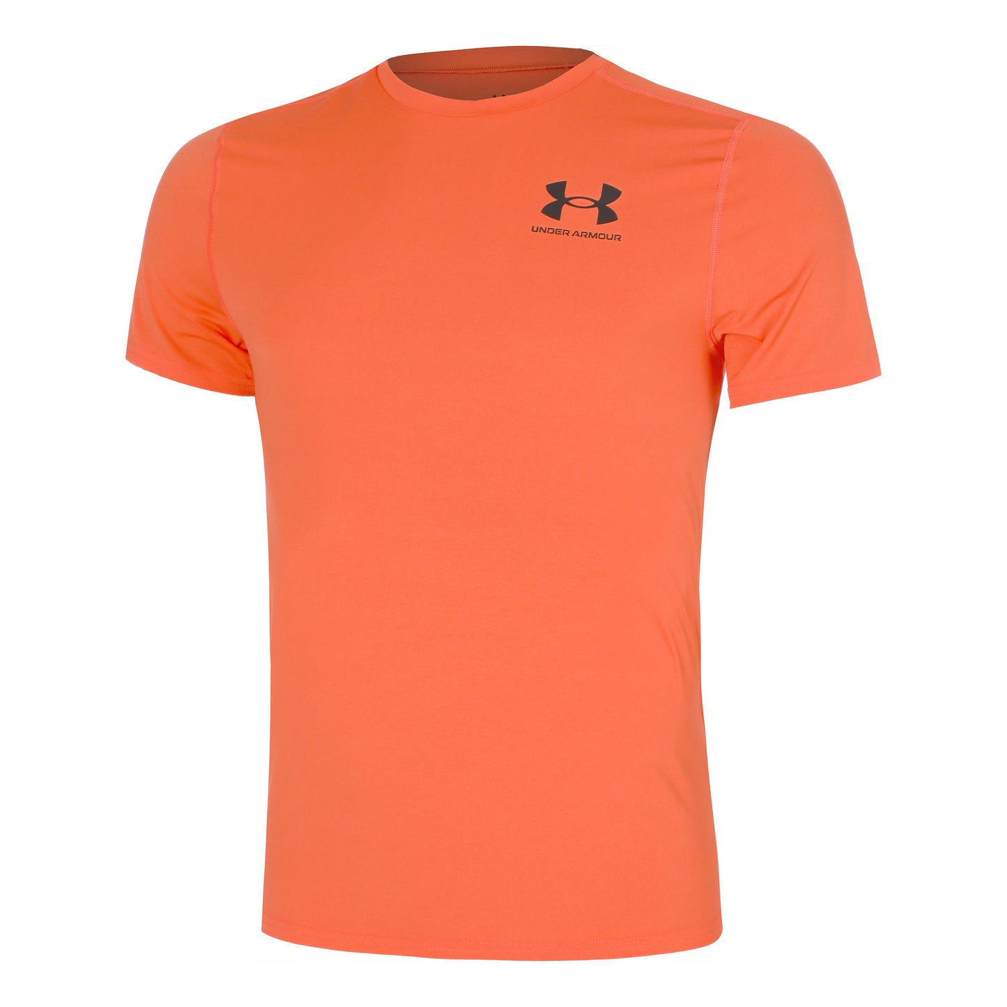 Under Armour Heatgear Fitted Camiseta De Manga Corta Hombres-Naranja